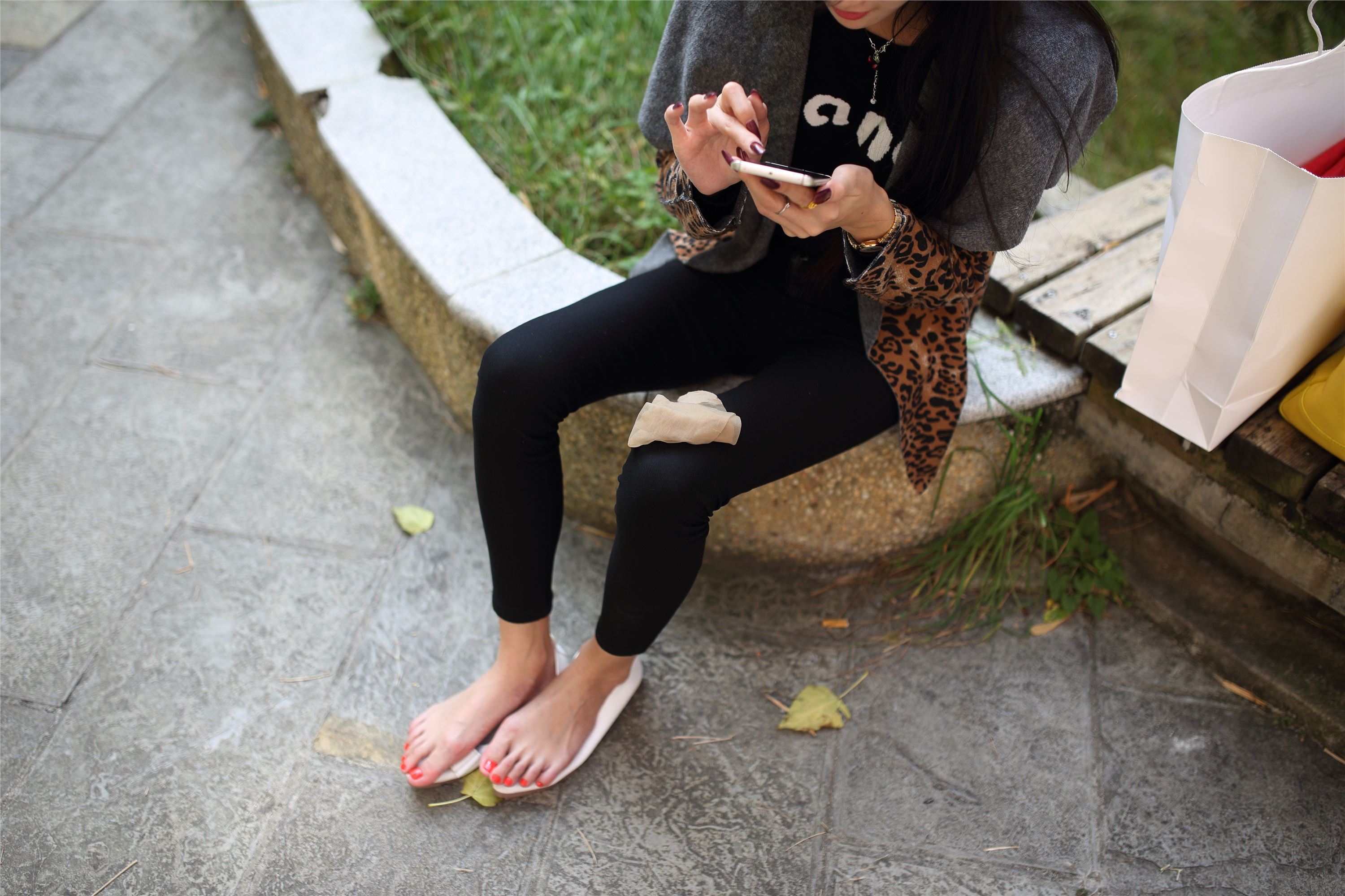 大西瓜套图 S010 黑长裤268p1