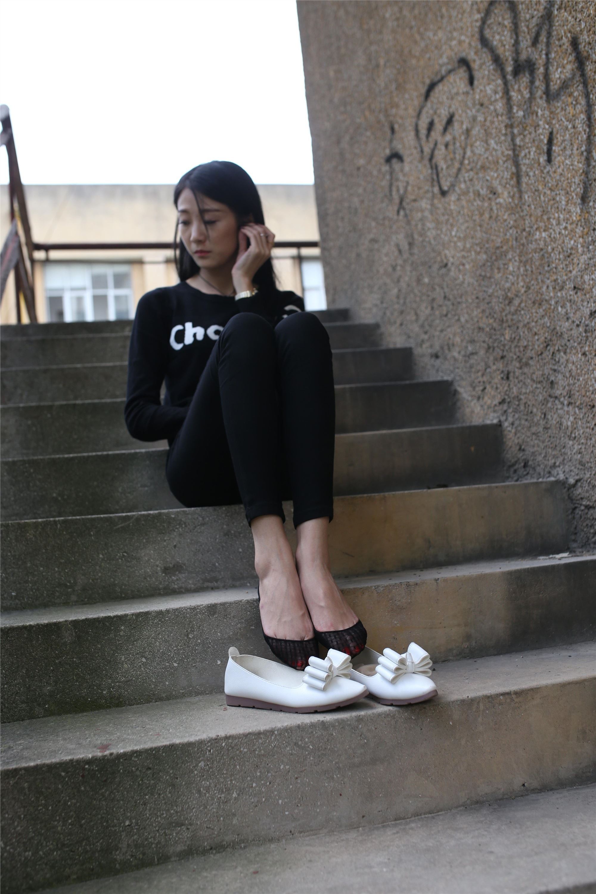 大西瓜套图 S010 黑长裤268p1