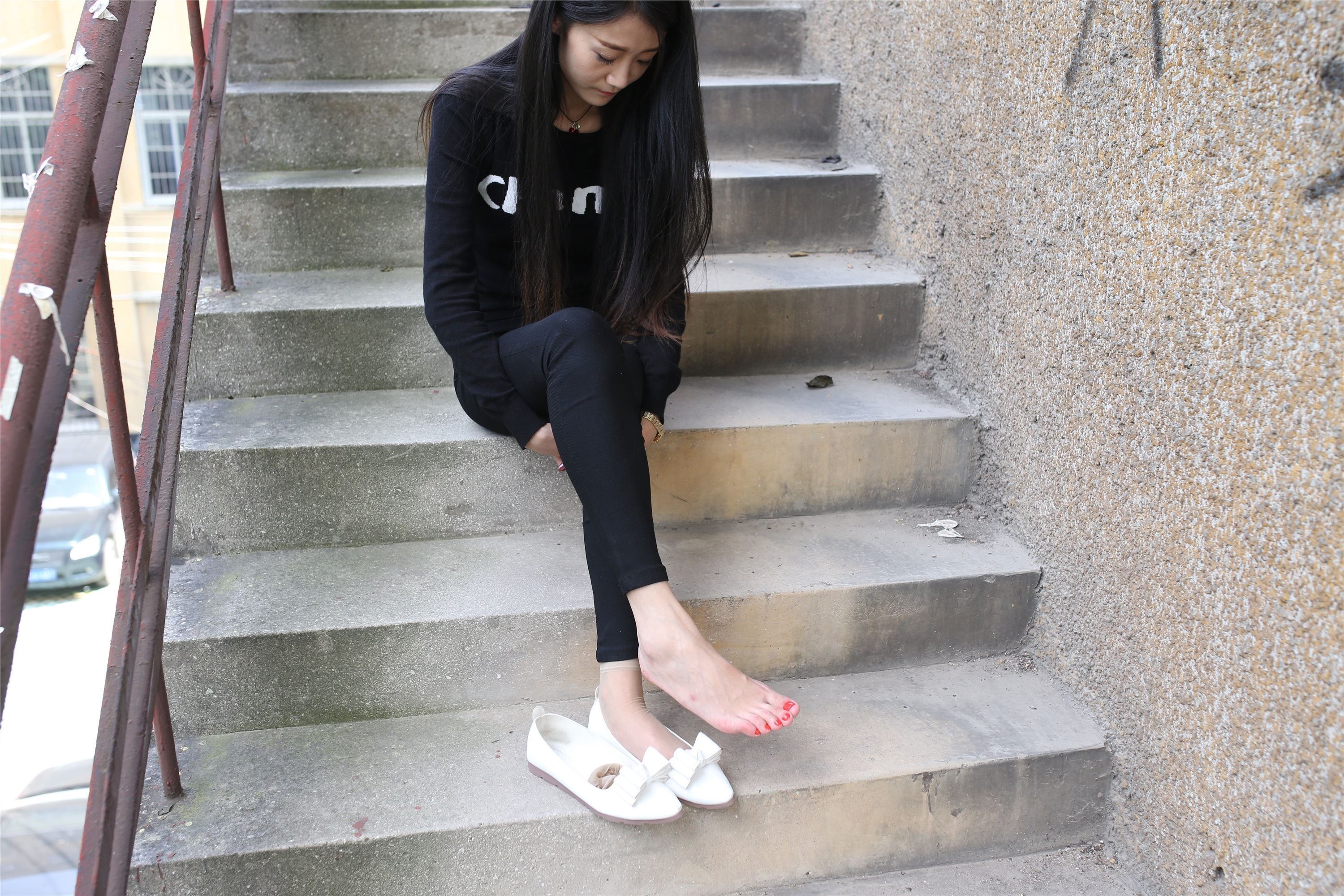 大西瓜套图 S010 黑长裤268p1