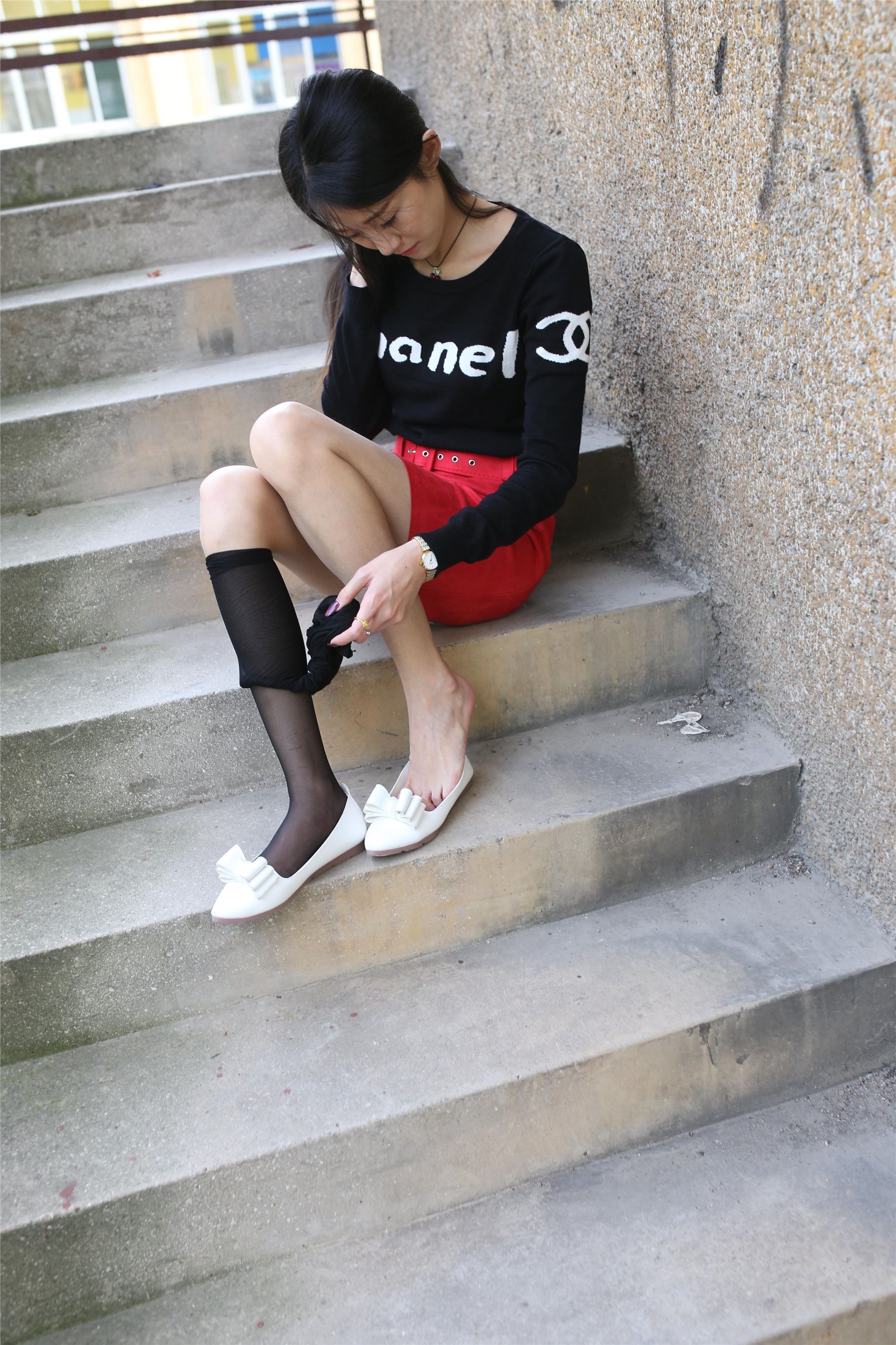 大西瓜套图 S011 黑丝 47p