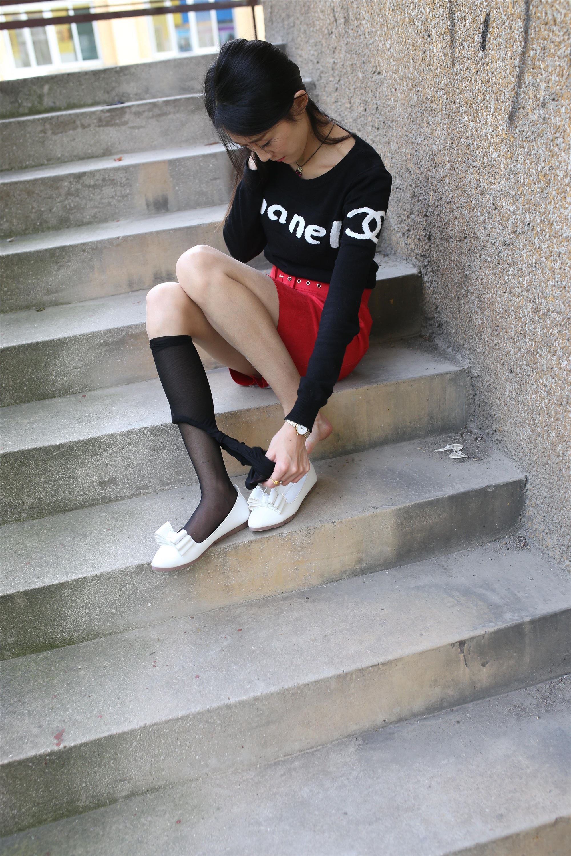 大西瓜套图 S011 黑丝 47p