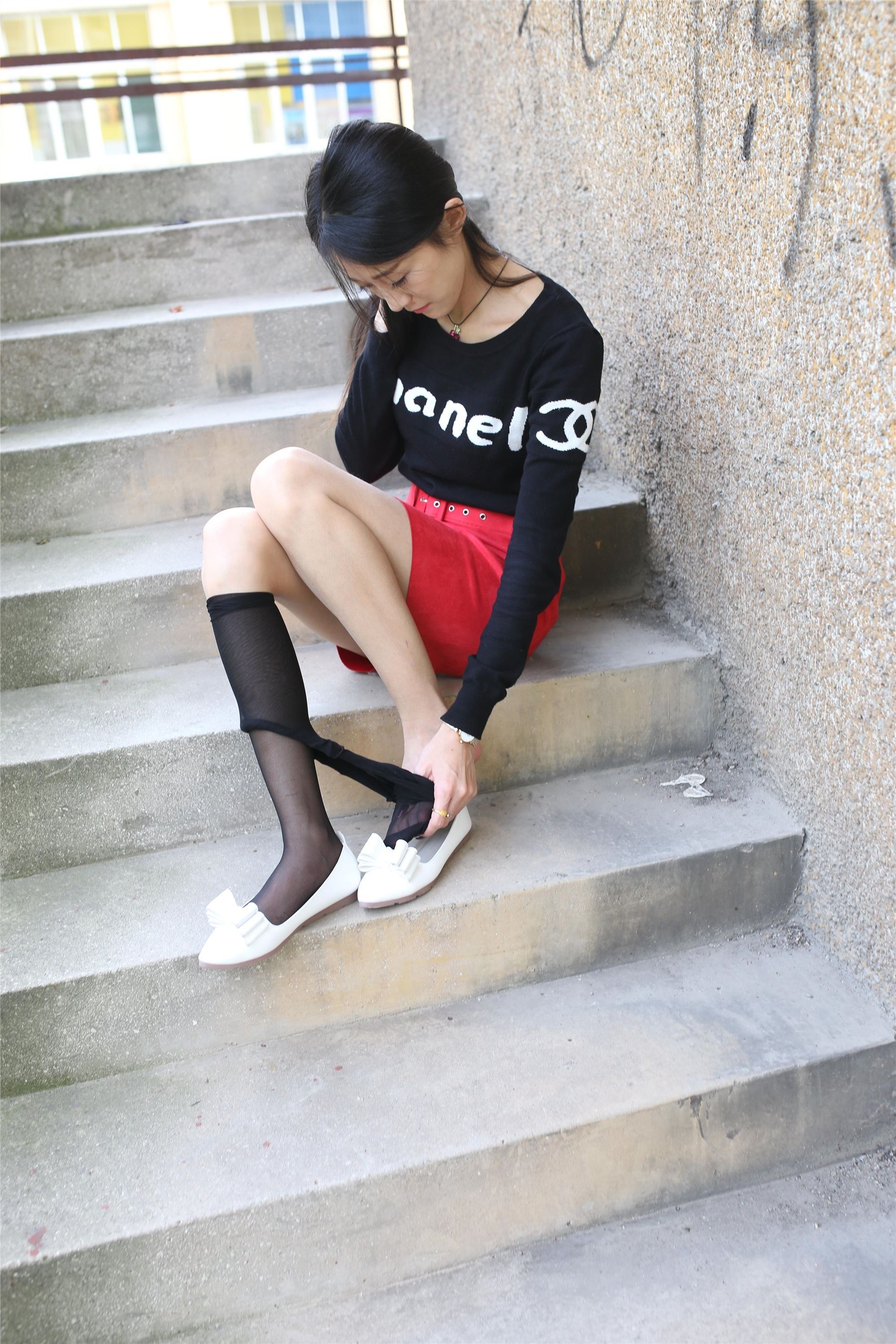 大西瓜套图 S011 黑丝 47p