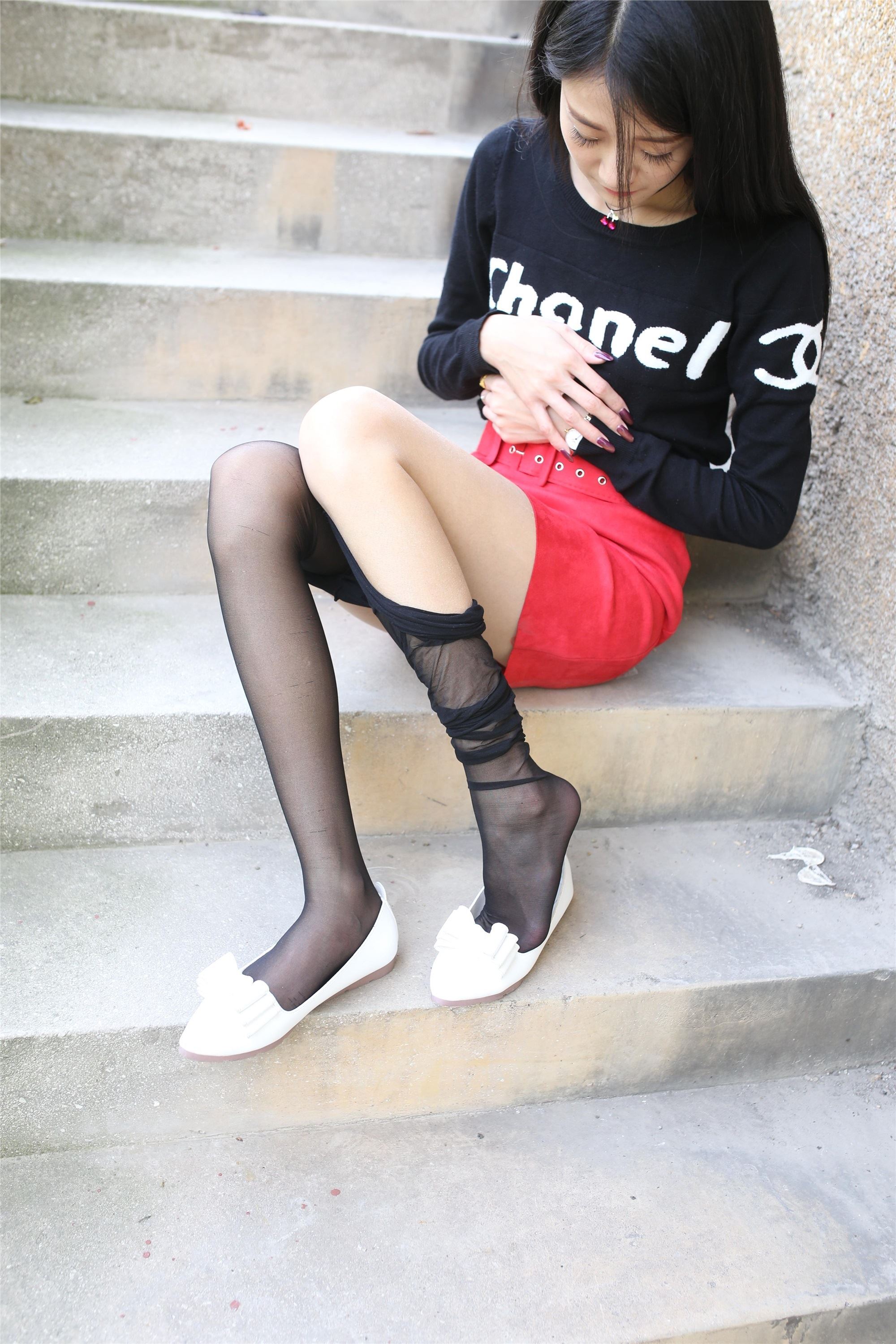 大西瓜套图 S011 黑丝 47p