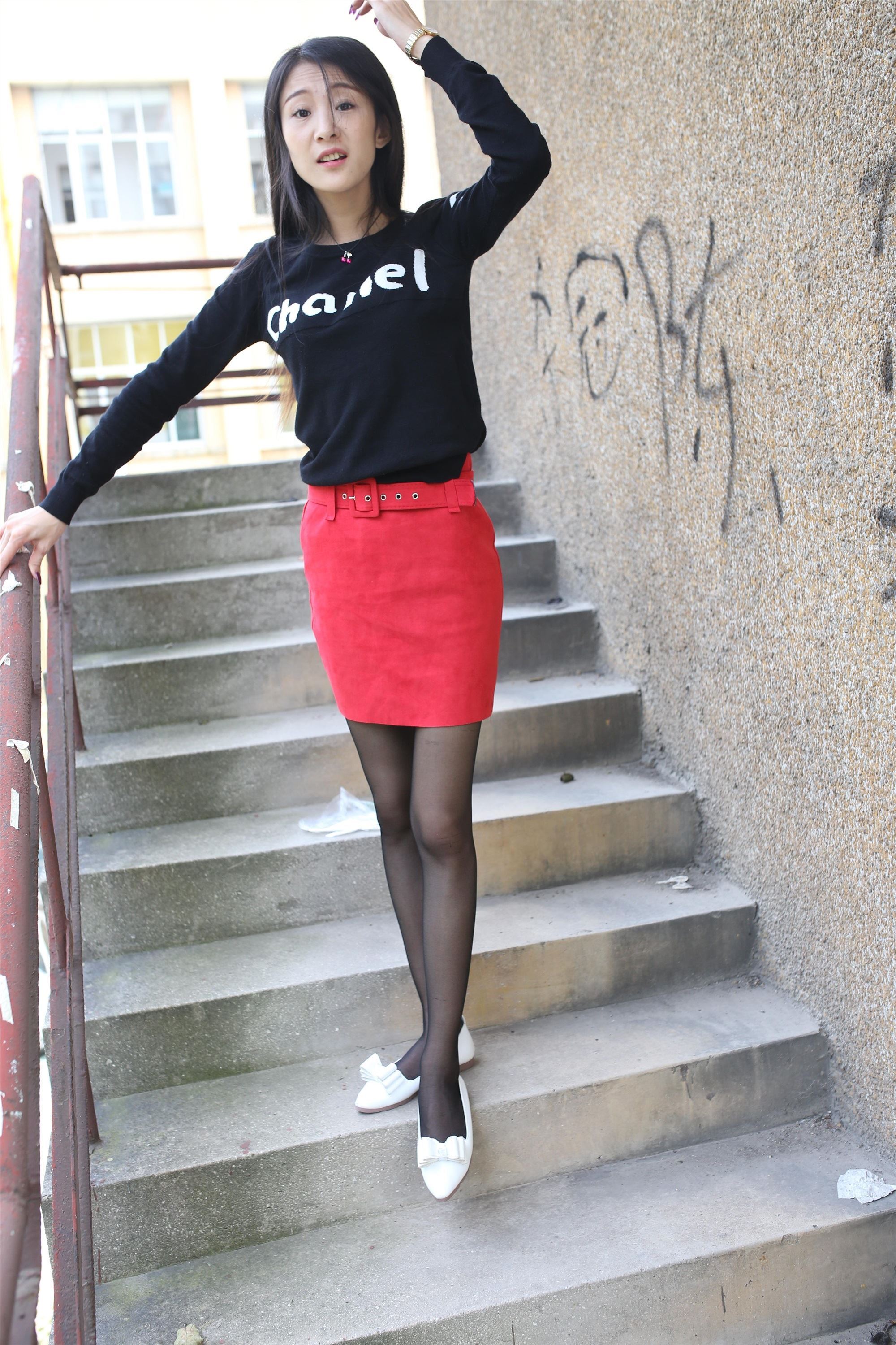 大西瓜套图 S011 黑丝 47p