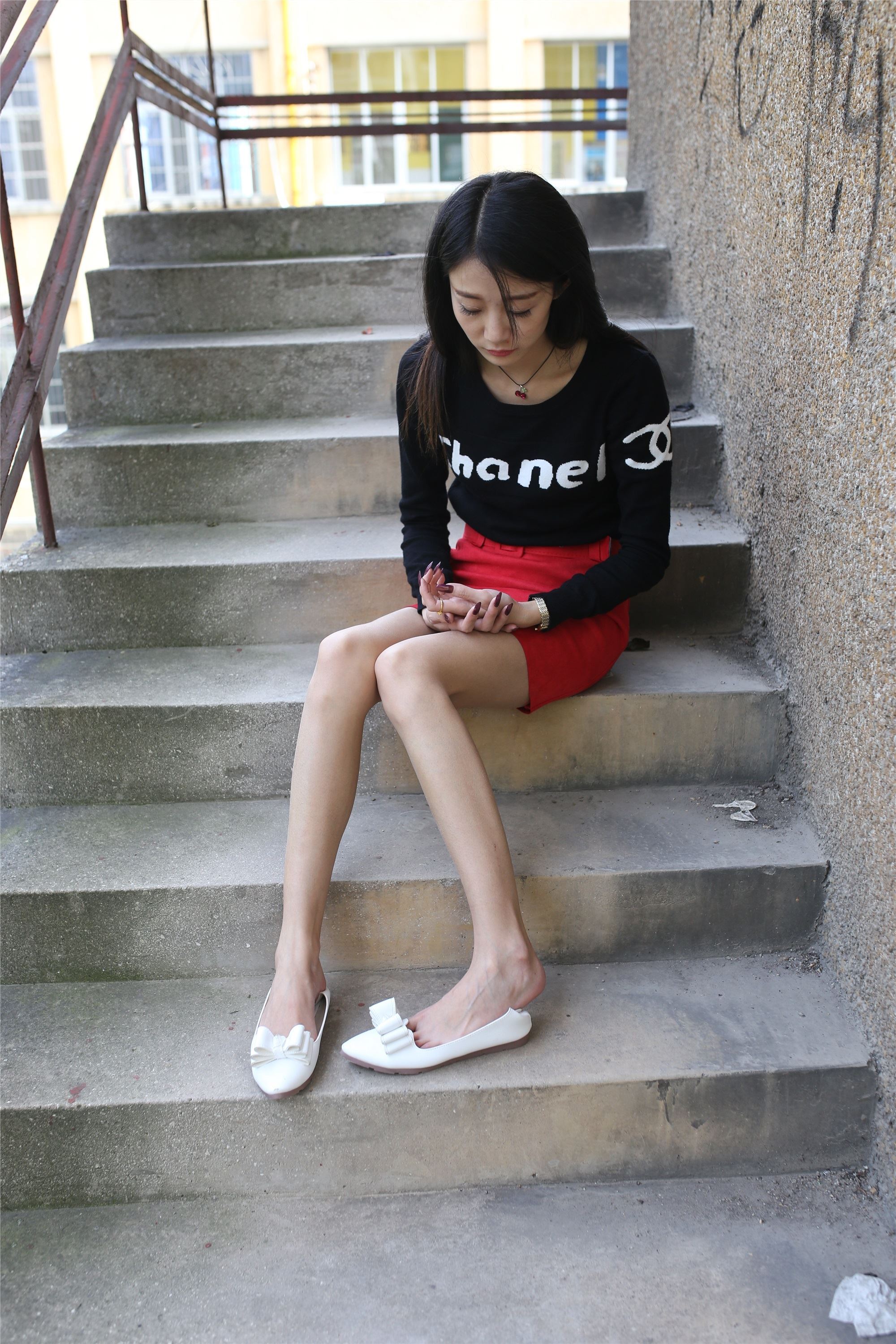 大西瓜套图 S011 黑丝 47p