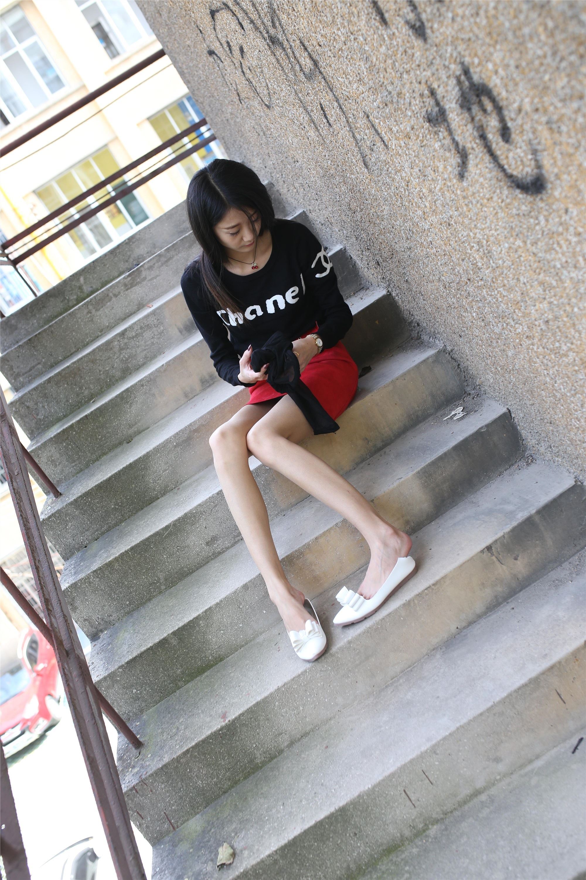 大西瓜套图 S011 黑丝 47p