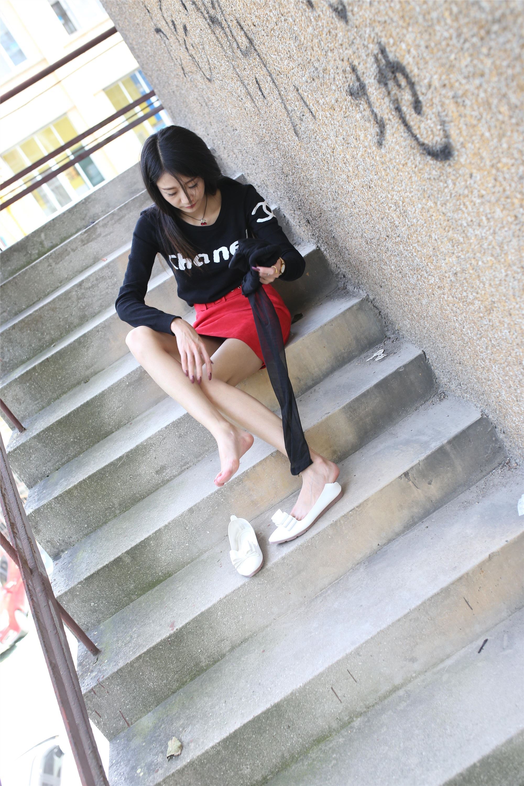 大西瓜套图 S011 黑丝 47p