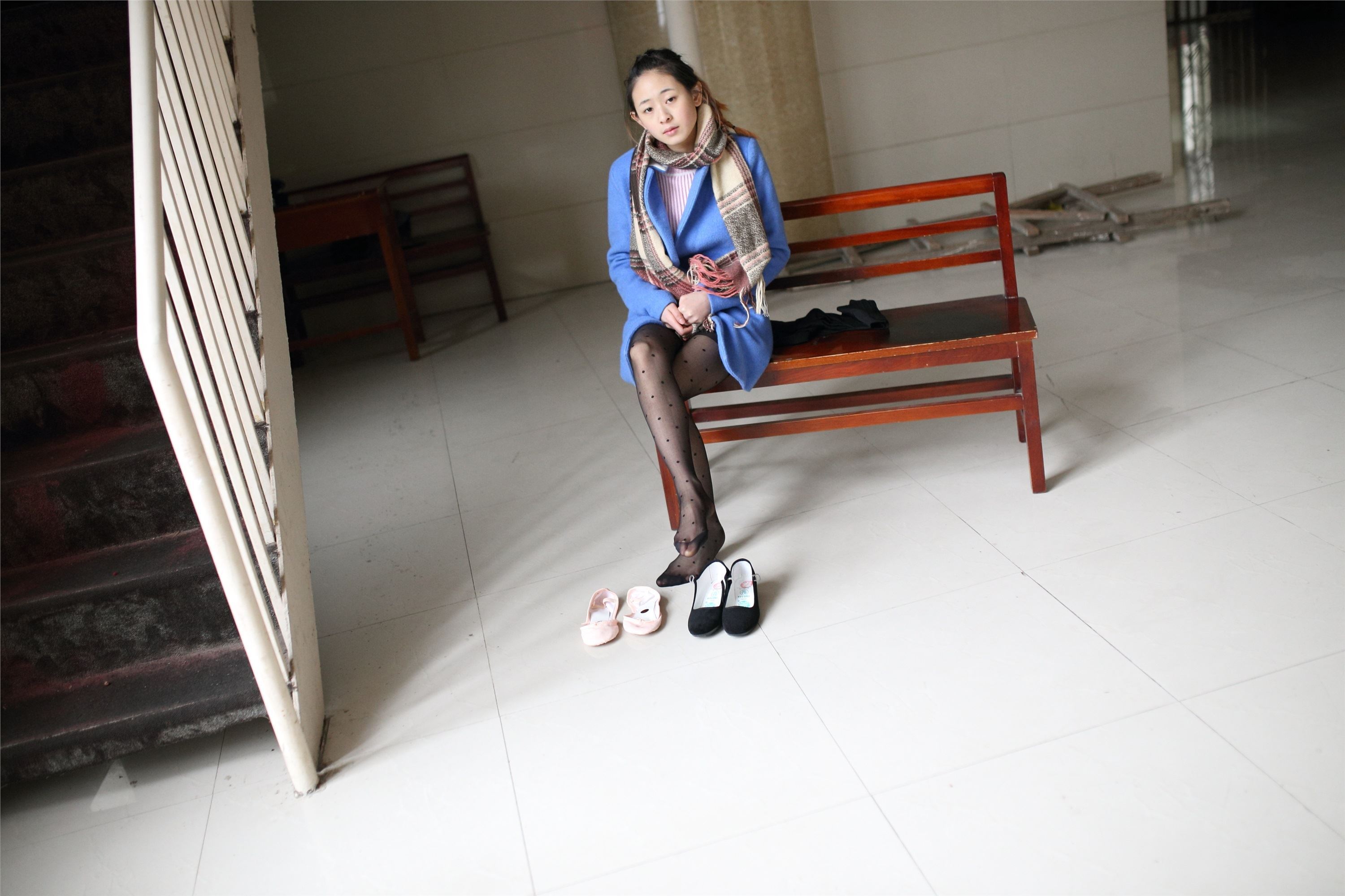 大西瓜套图 S015 蓝衣少女128p