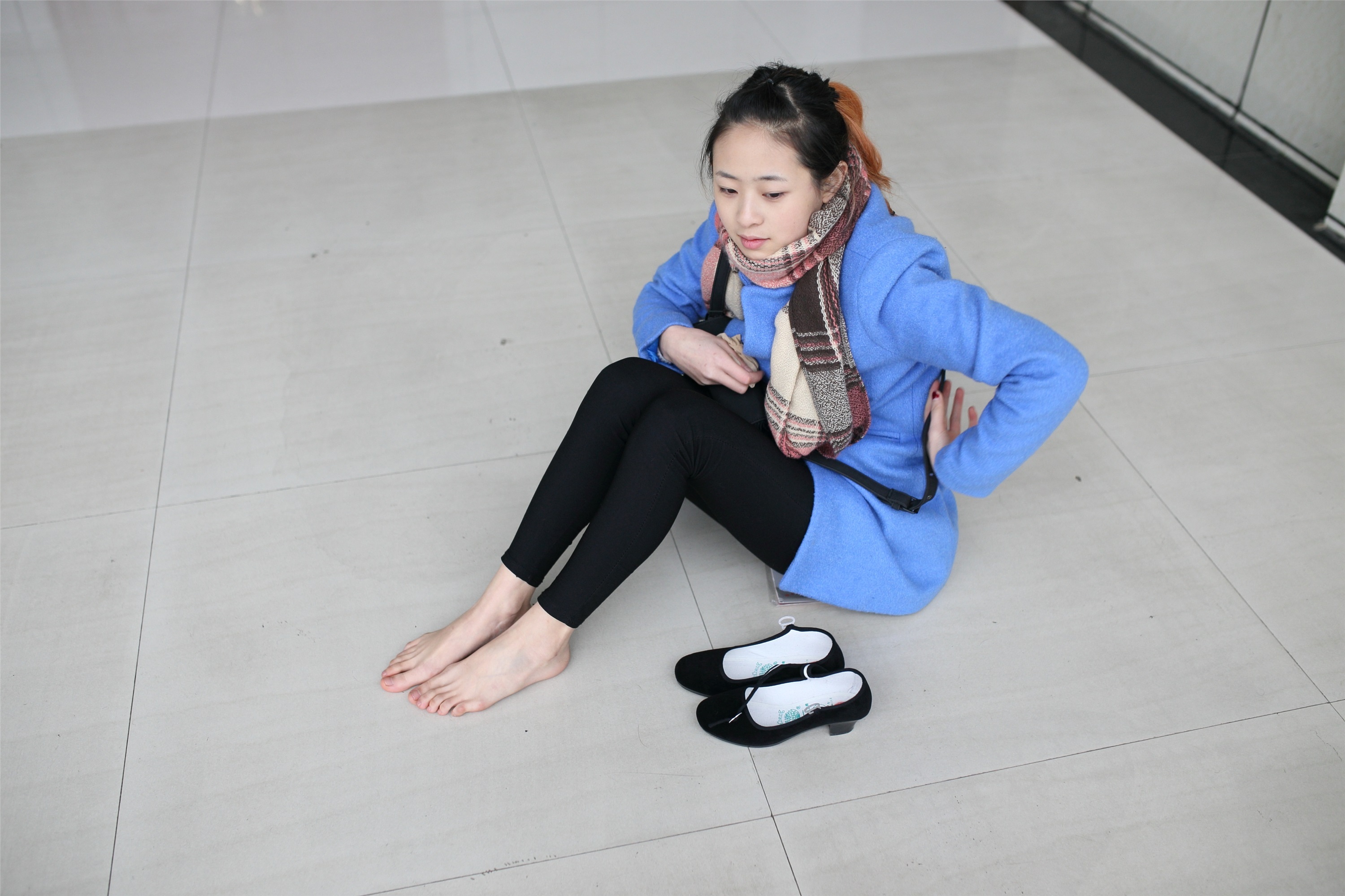 大西瓜套图 S015 蓝衣少女128p