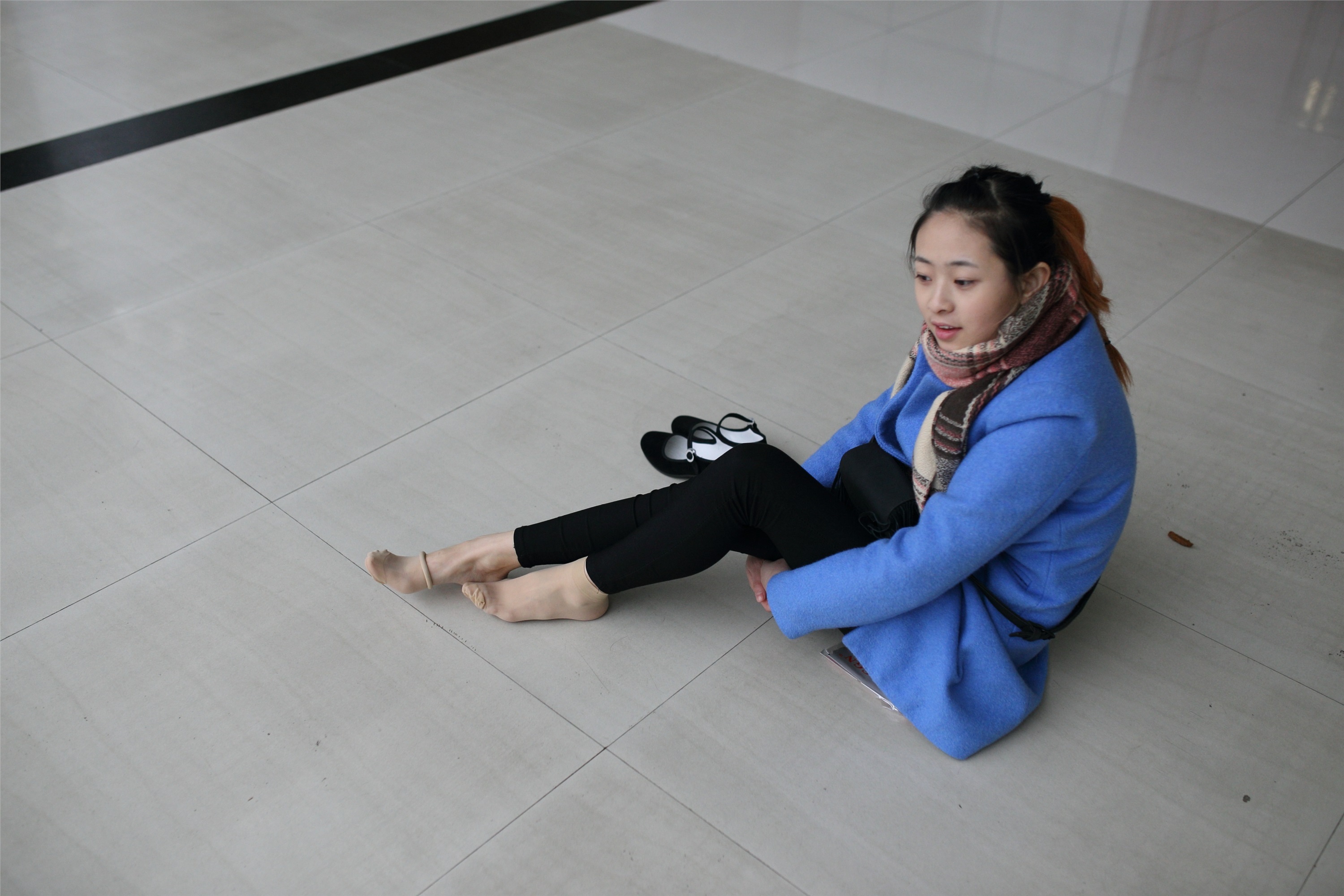 大西瓜套图 S015 蓝衣少女128p