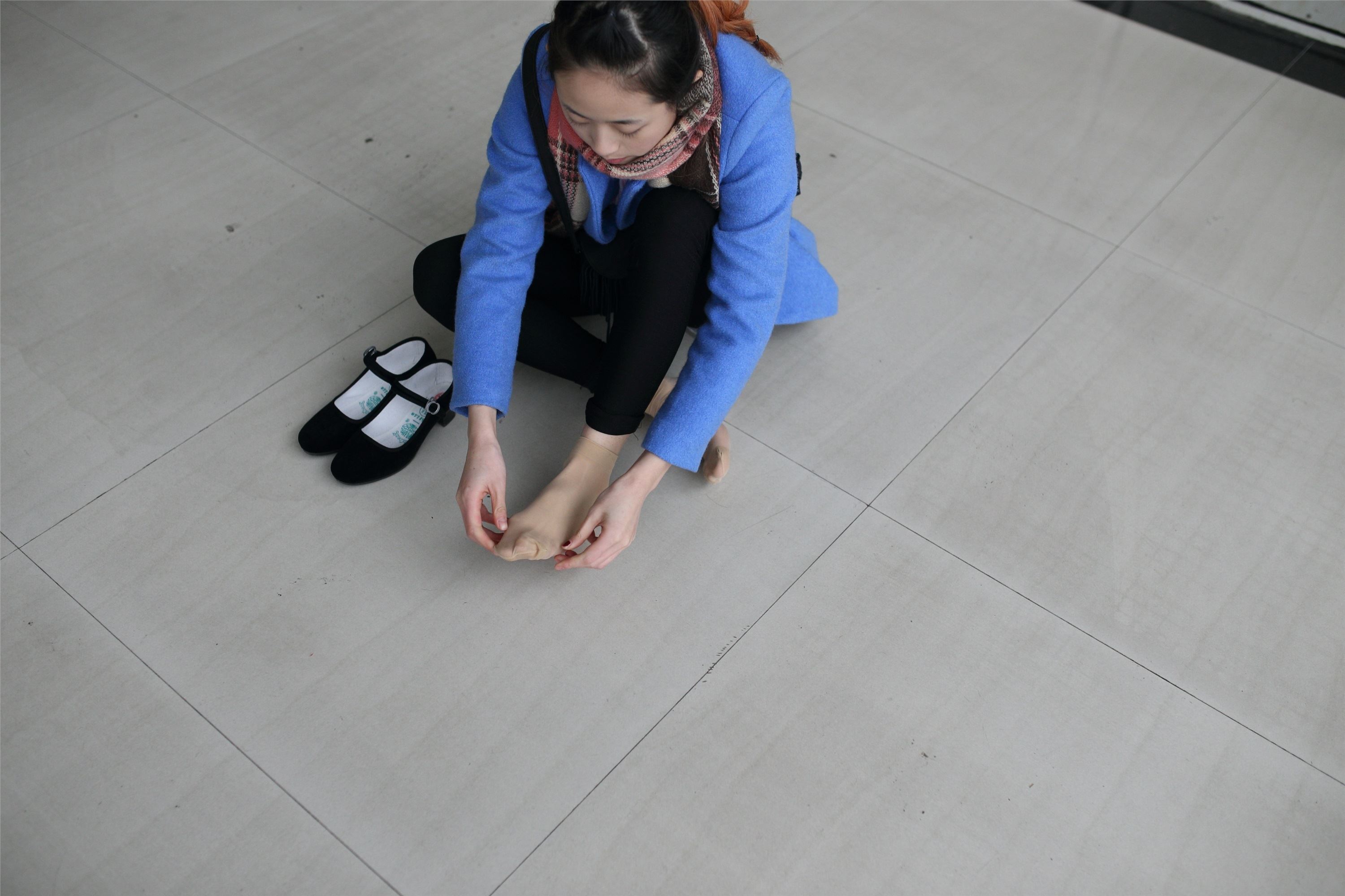 大西瓜套图 S015 蓝衣少女128p