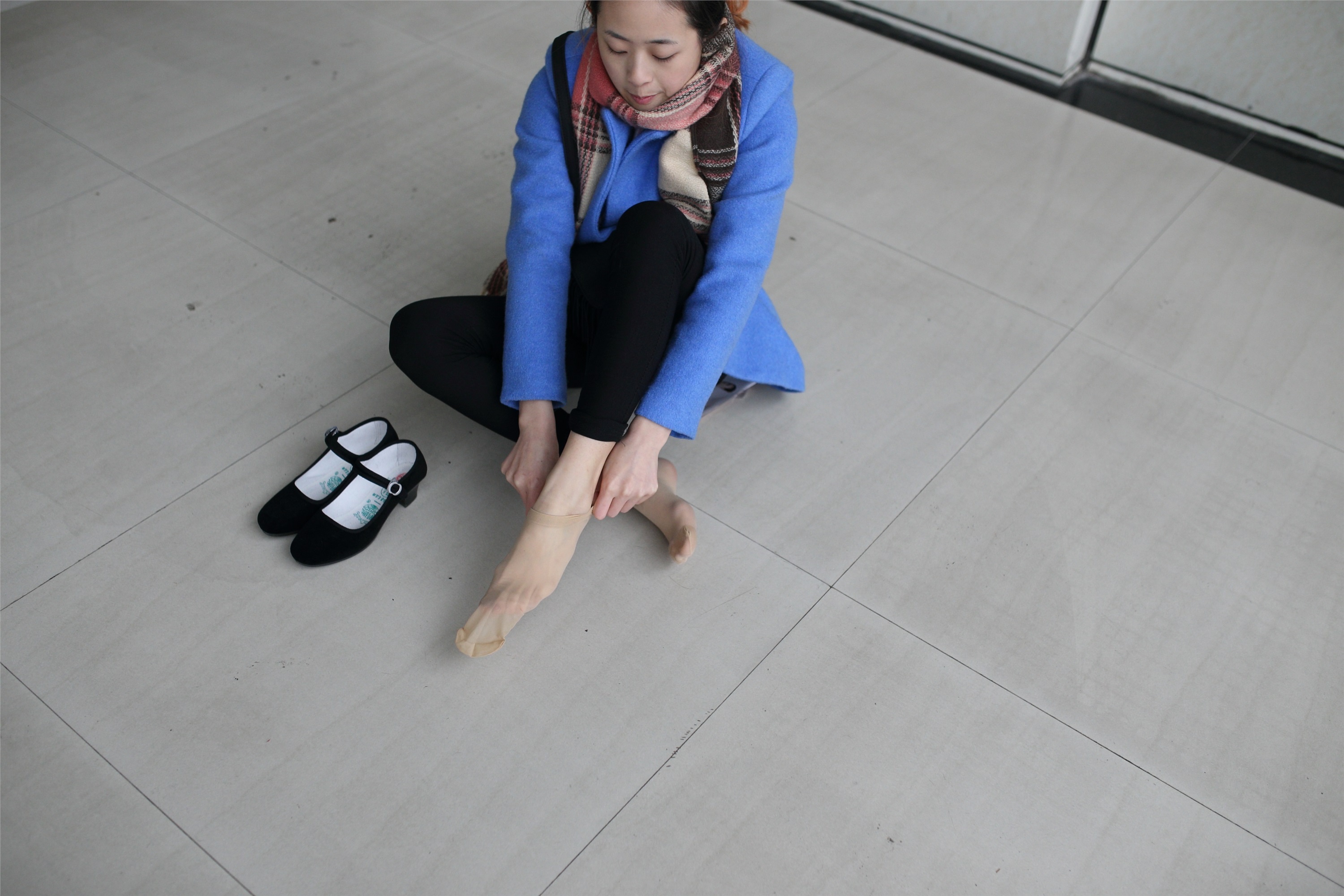 大西瓜套图 S015 蓝衣少女128p