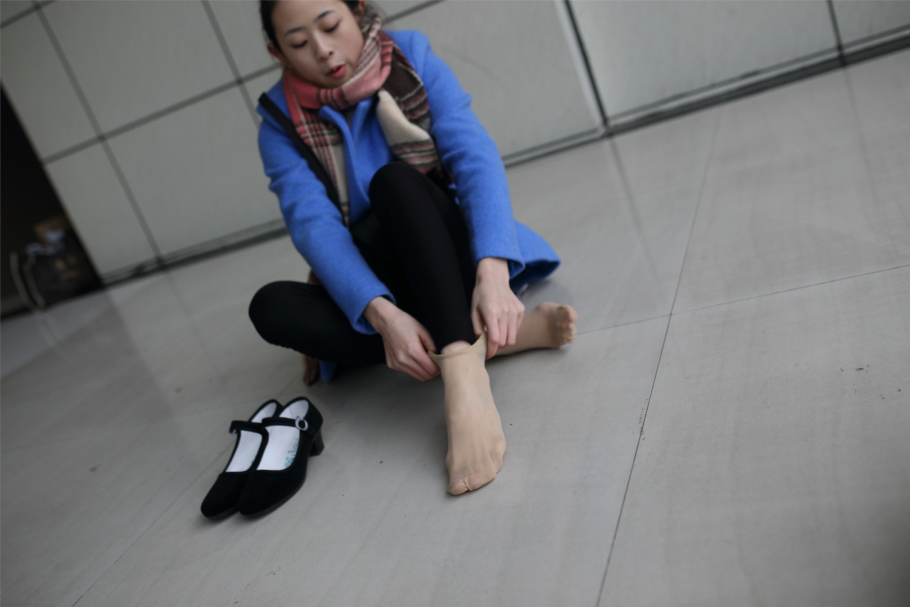 大西瓜套图 S015 蓝衣少女128p