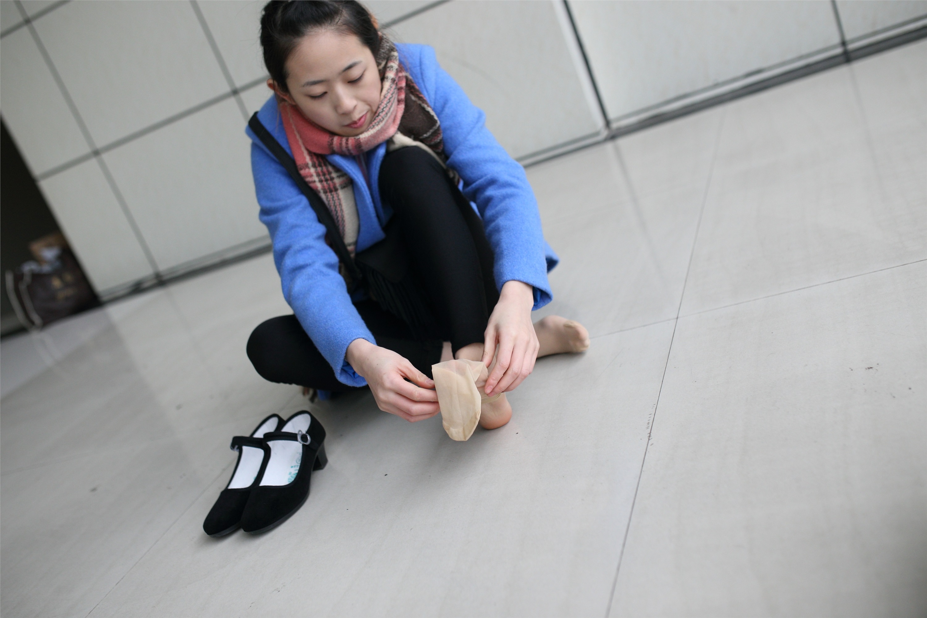 大西瓜套图 S015 蓝衣少女128p