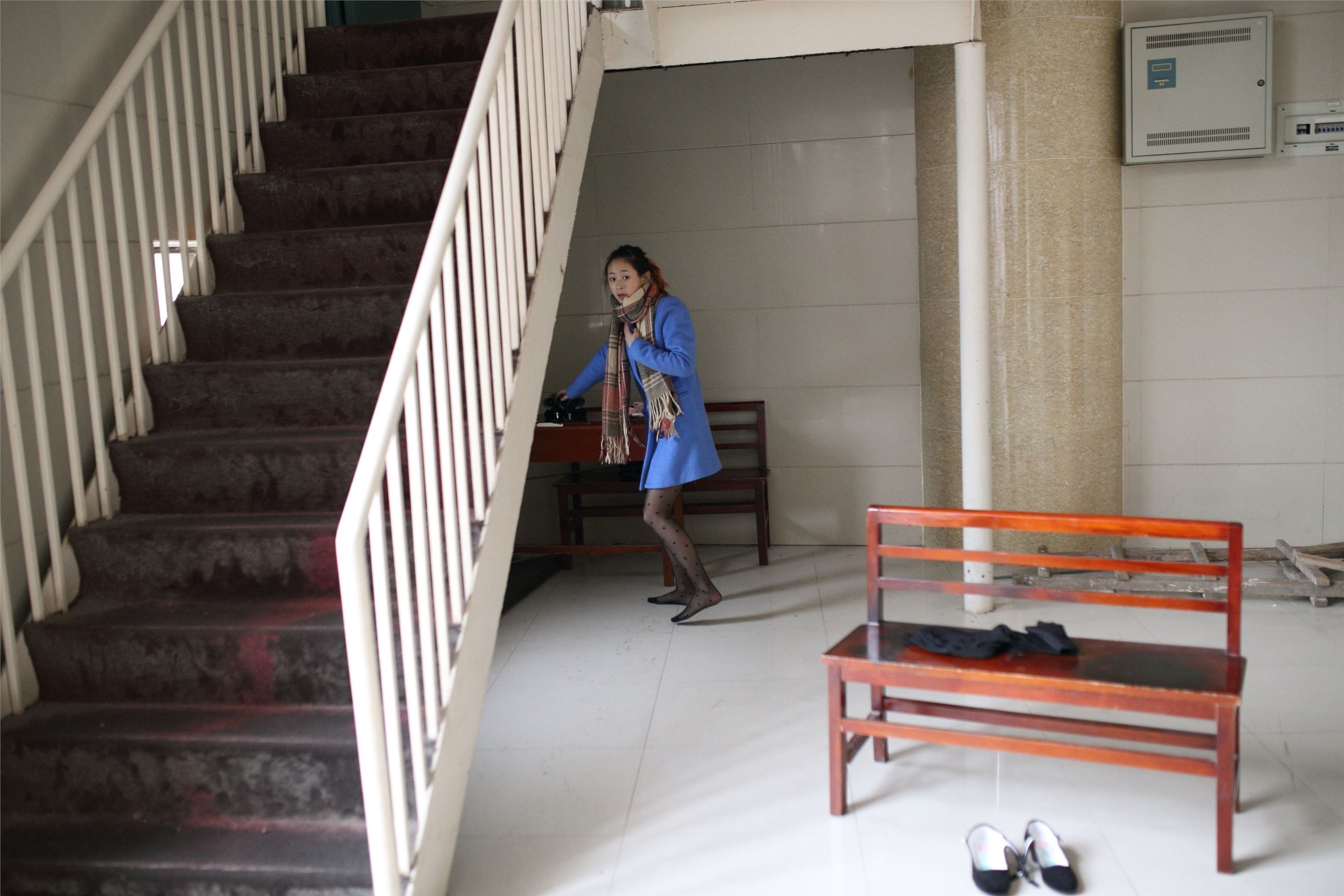 大西瓜套图 S015 蓝衣少女128p