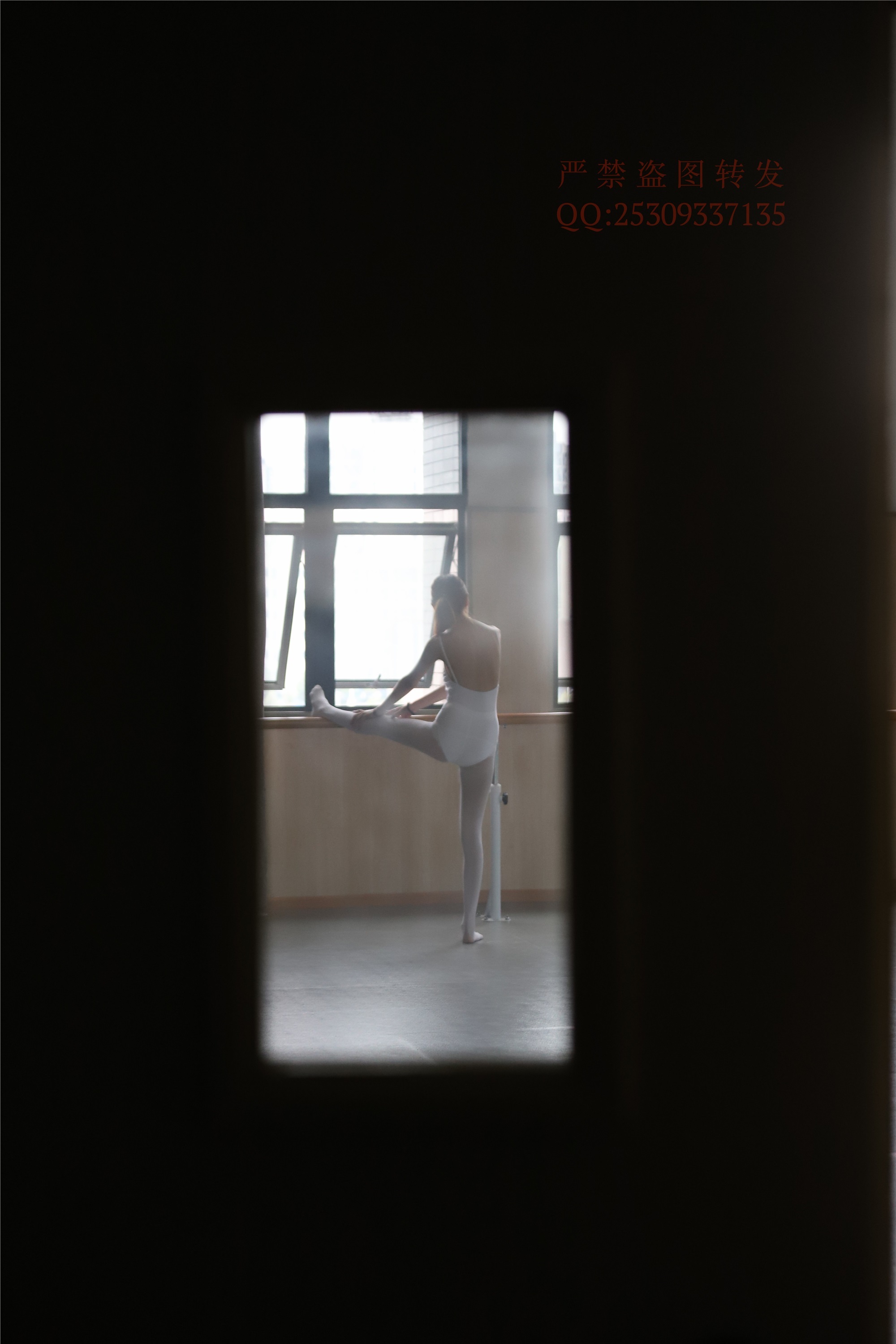 大西瓜套图 2018 7.8月活动模特三体操服 白si2