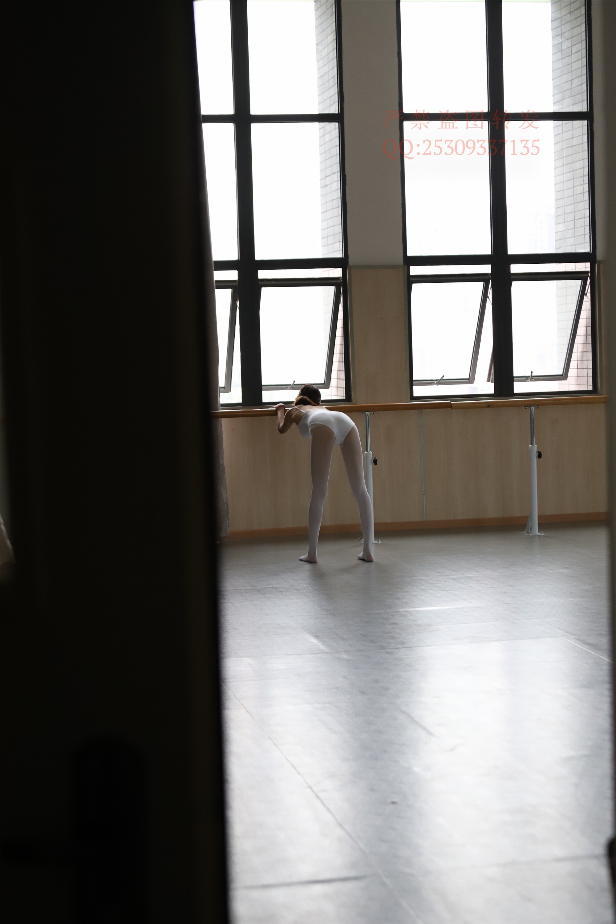 大西瓜套图 2018 7.8月活动模特三体操服 白si2