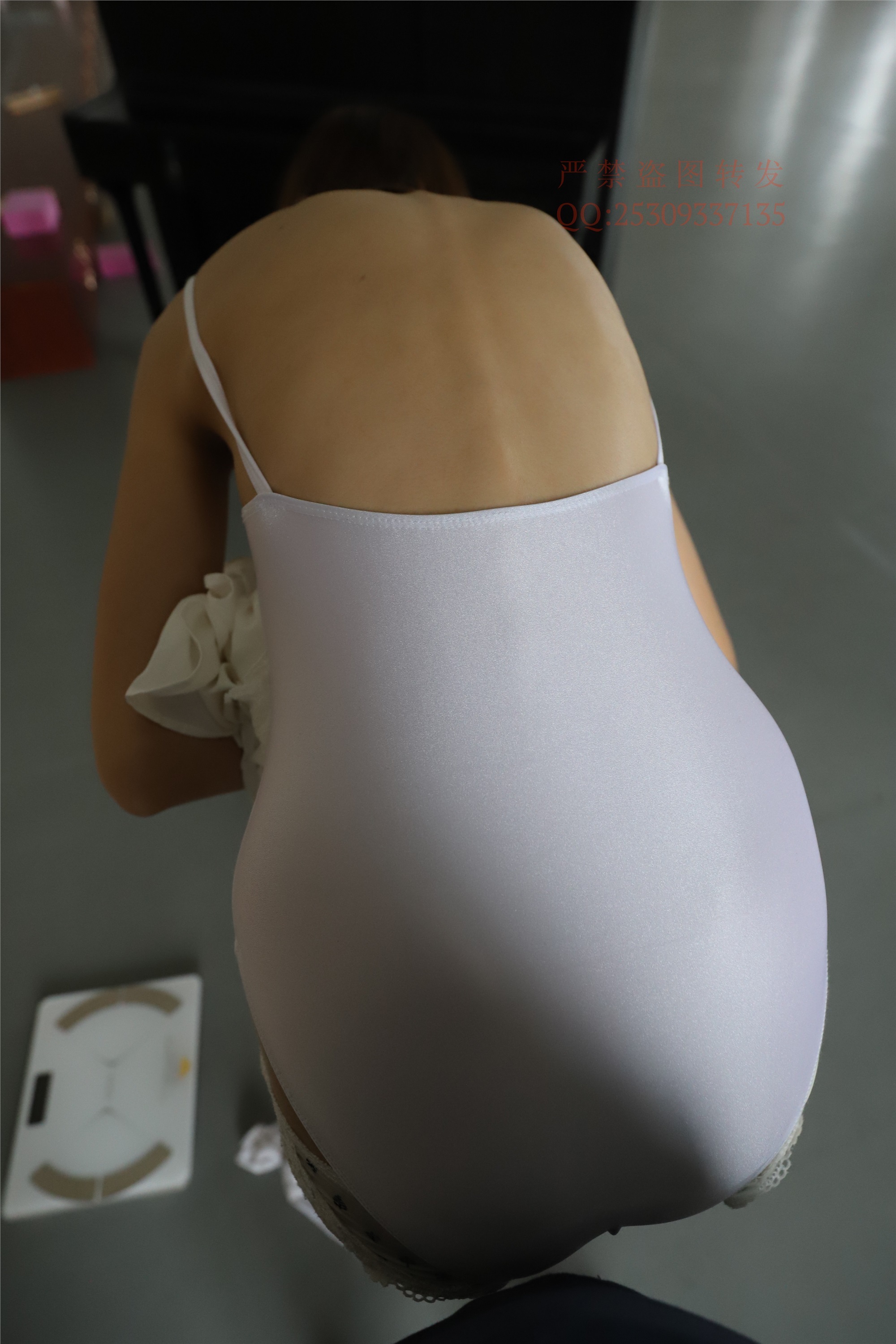 大西瓜套图 2018 7.8月活动模特三体操服 白si2