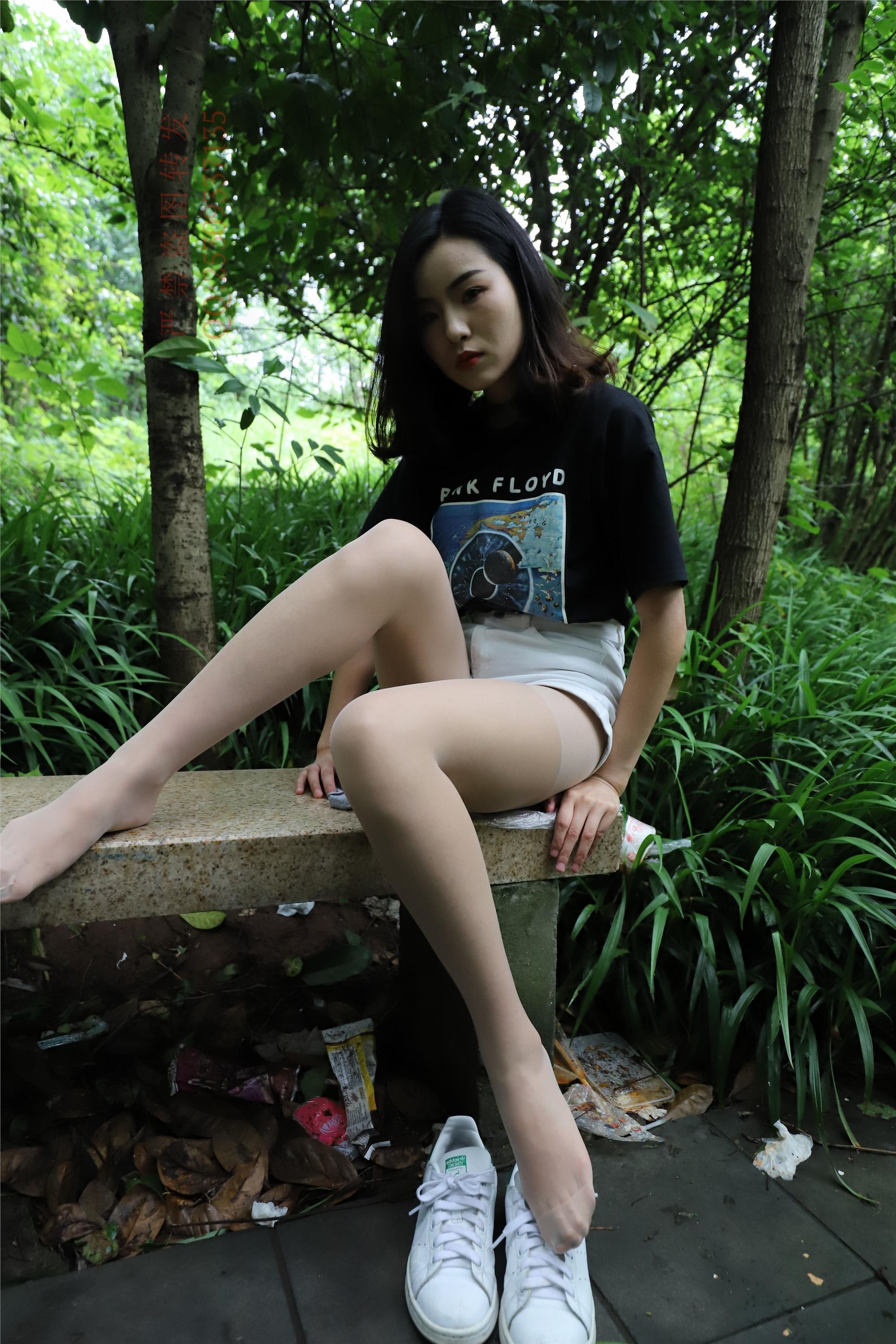 大西瓜套图 2018 7.8月活动模特二平底鞋肉si 船袜1