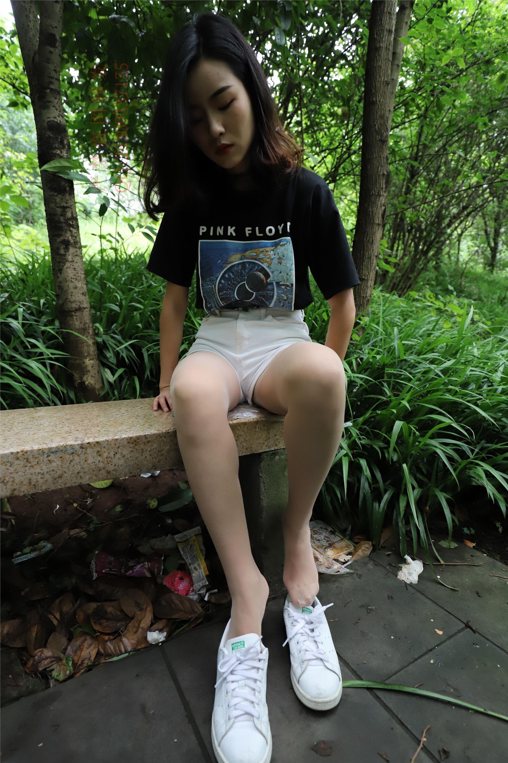 大西瓜套图 2018 7.8月活动模特二平底鞋肉si 船袜1