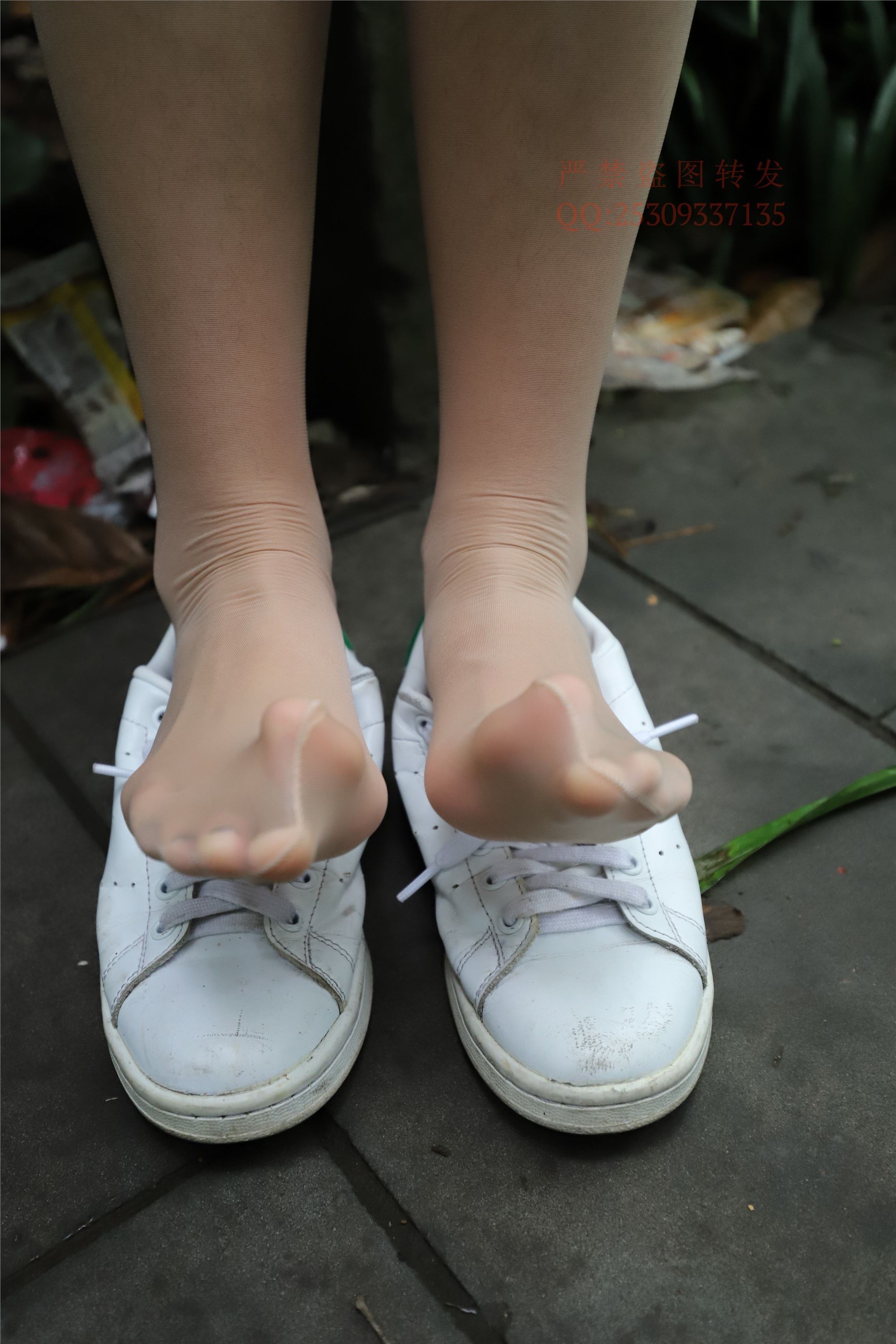 大西瓜套图 2018 7.8月活动模特二平底鞋肉si 船袜1