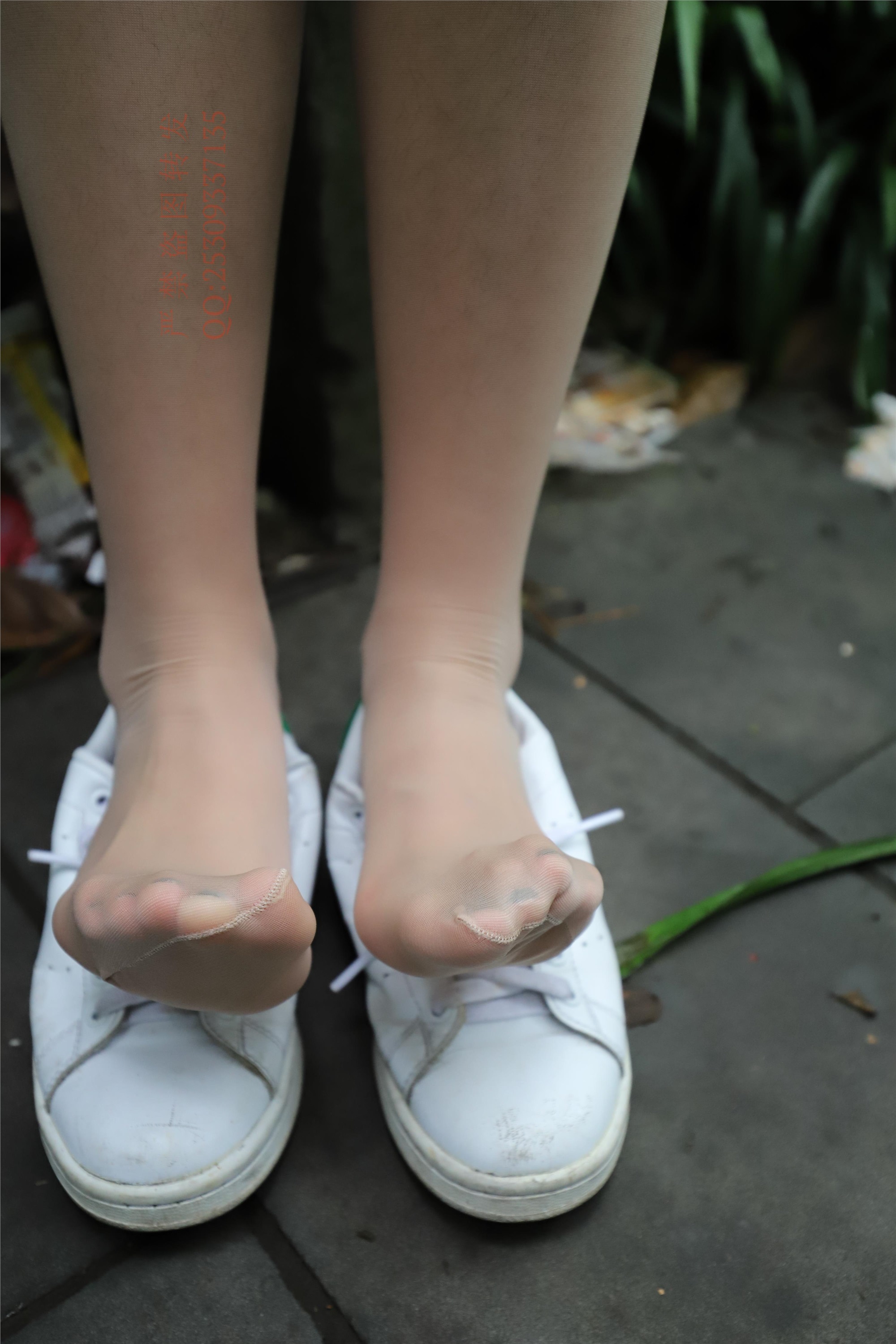 大西瓜套图 2018 7.8月活动模特二平底鞋肉si 船袜1