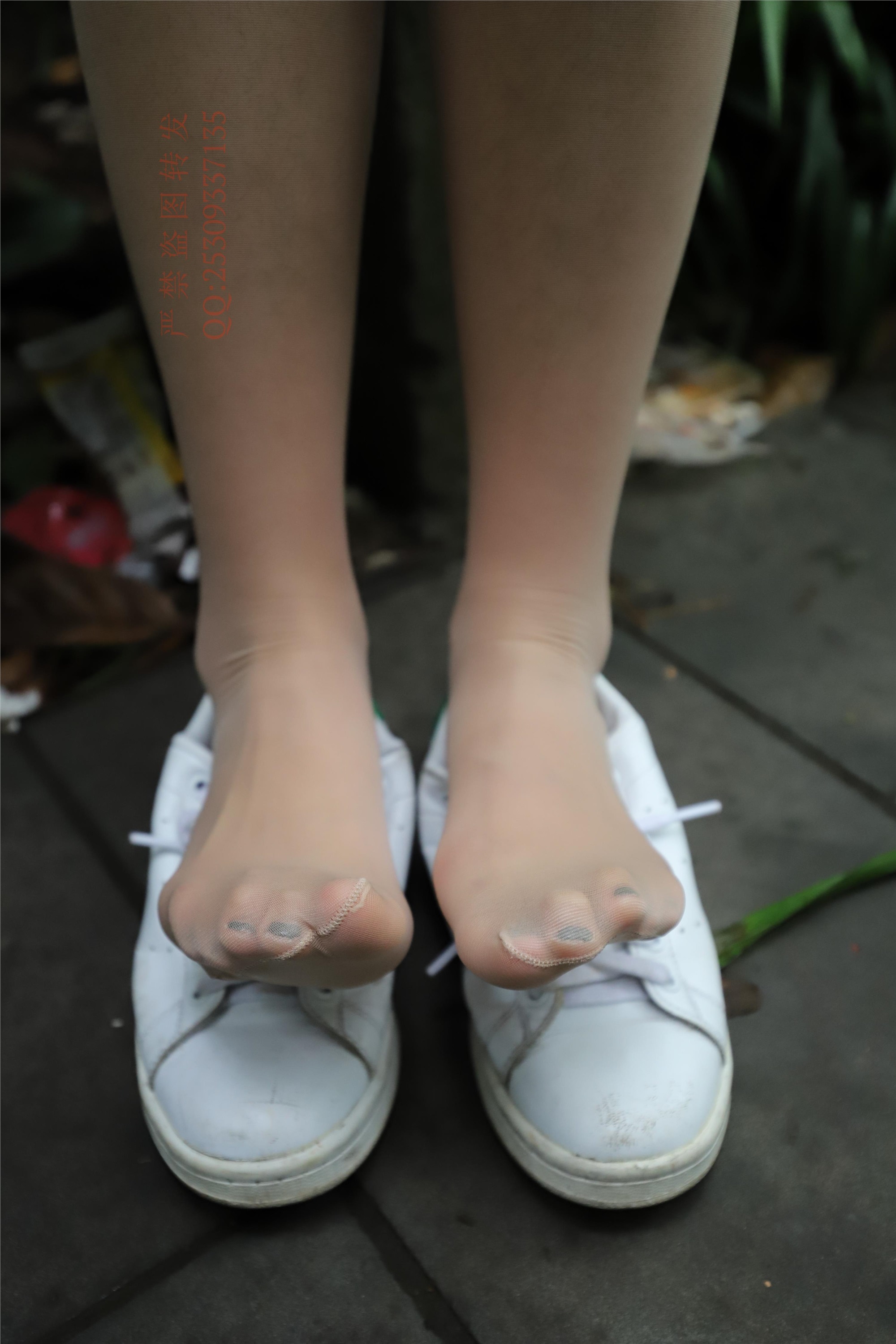 大西瓜套图 2018 7.8月活动模特二平底鞋肉si 船袜1