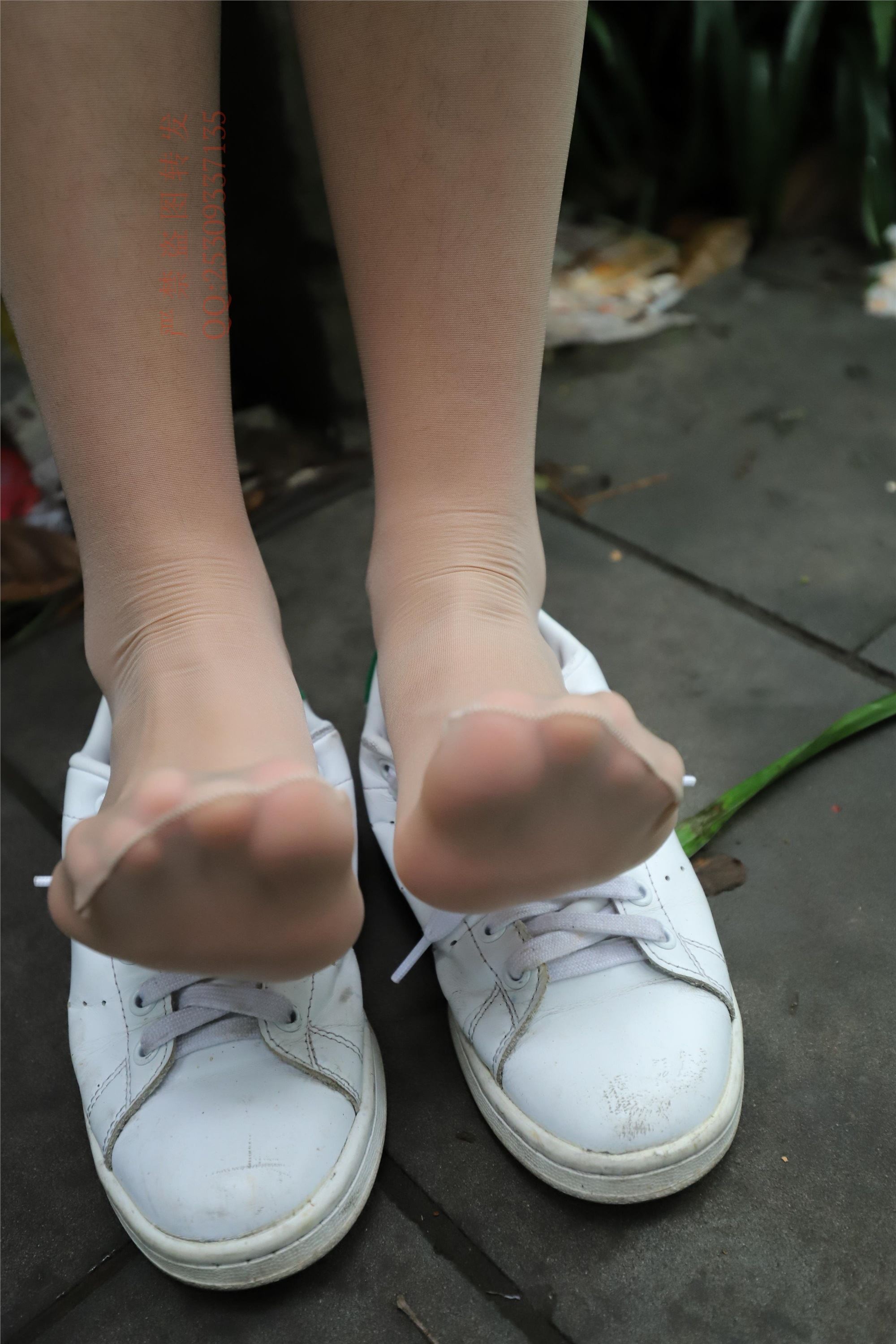 大西瓜套图 2018 7.8月活动模特二平底鞋肉si 船袜1