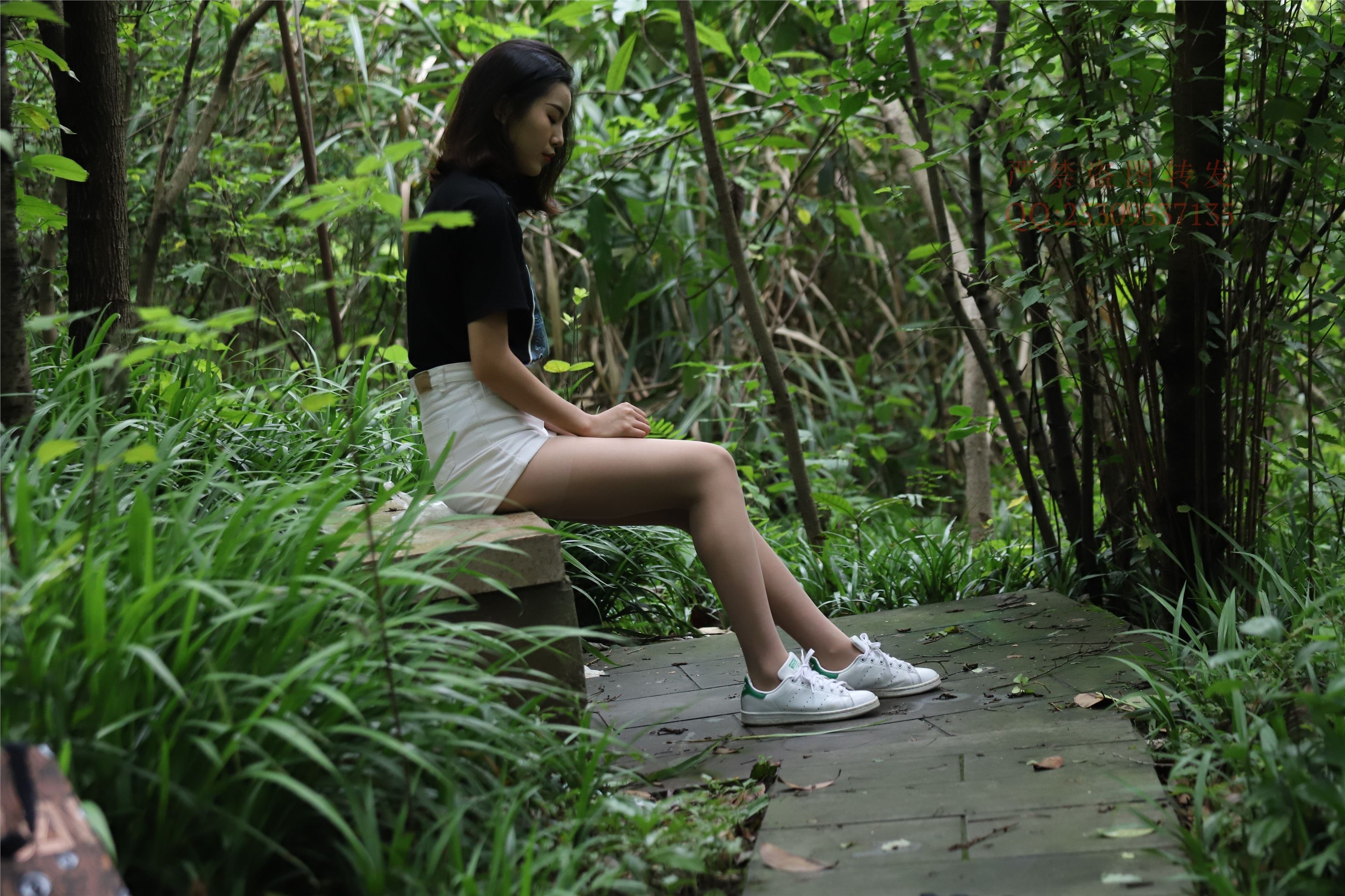 大西瓜套图 2018 7.8月活动模特二平底鞋肉si 船袜1