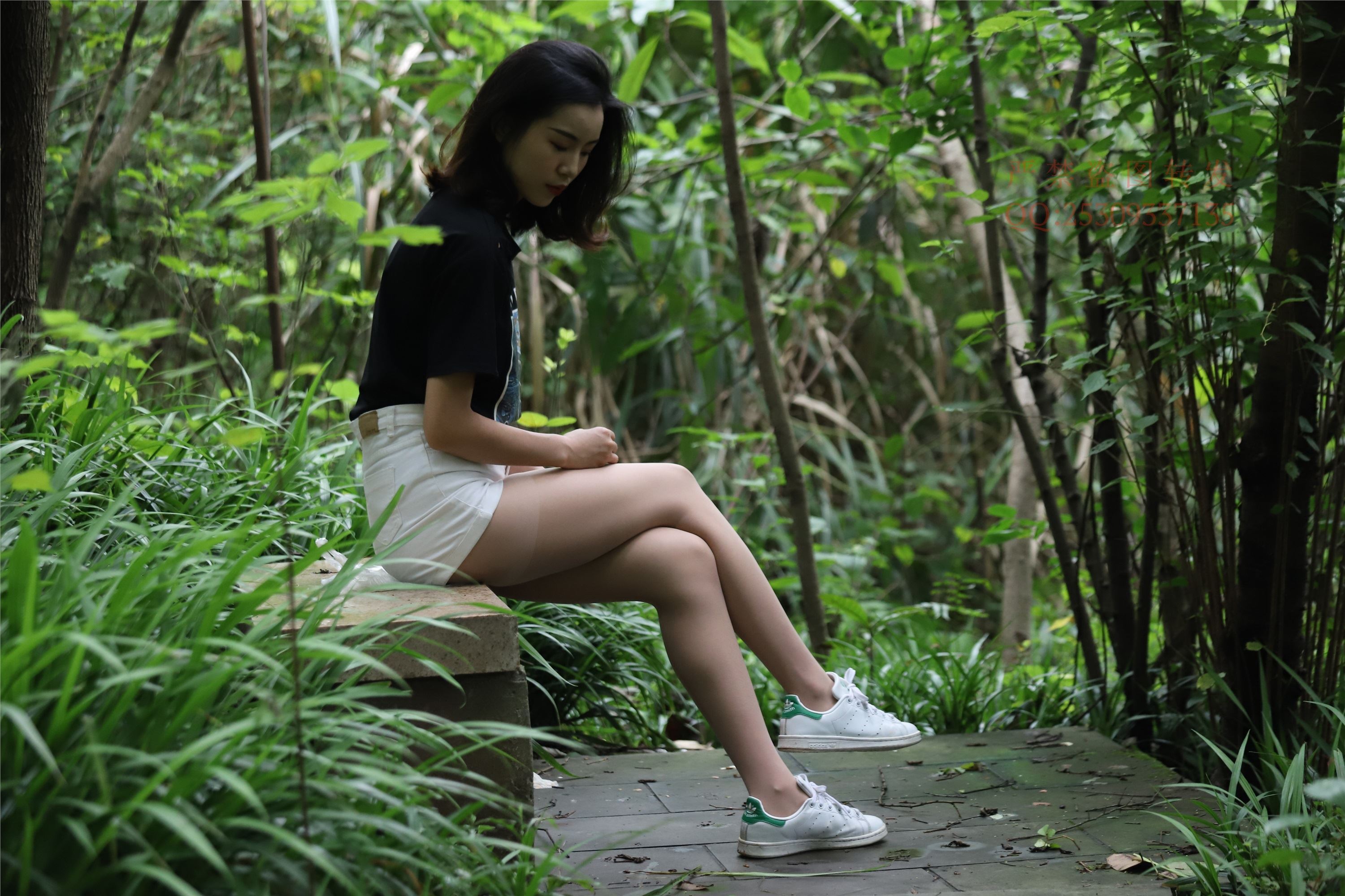 大西瓜套图 2018 7.8月活动模特二平底鞋肉si 船袜1