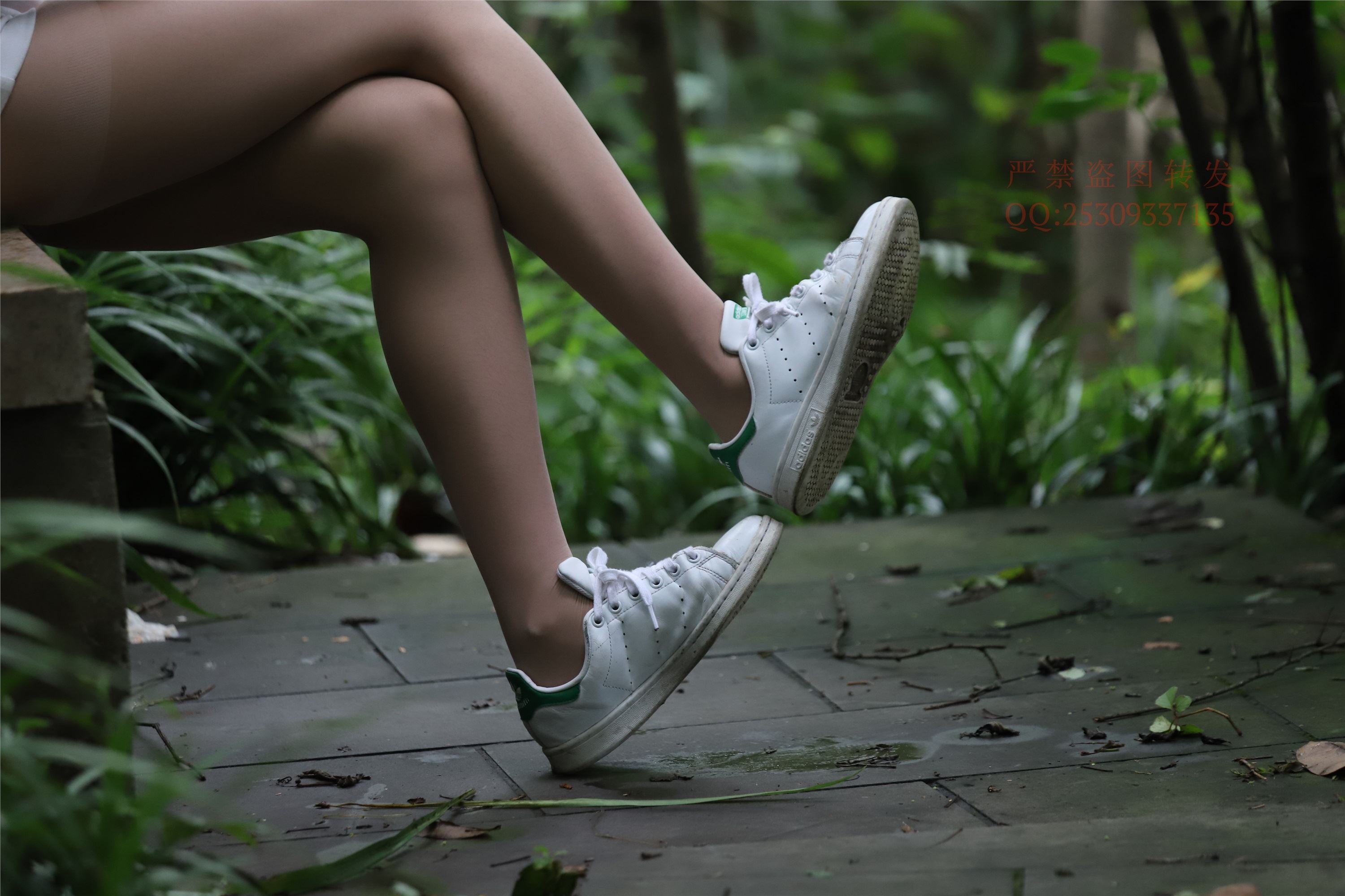 大西瓜套图 2018 7.8月活动模特二平底鞋肉si 船袜1