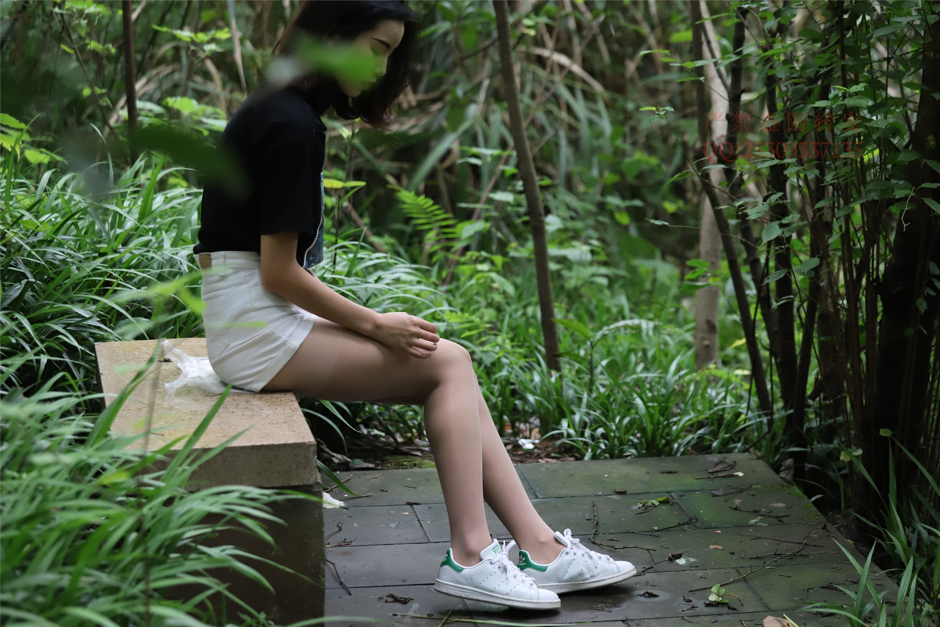 大西瓜套图 2018 7.8月活动模特二平底鞋肉si 船袜1