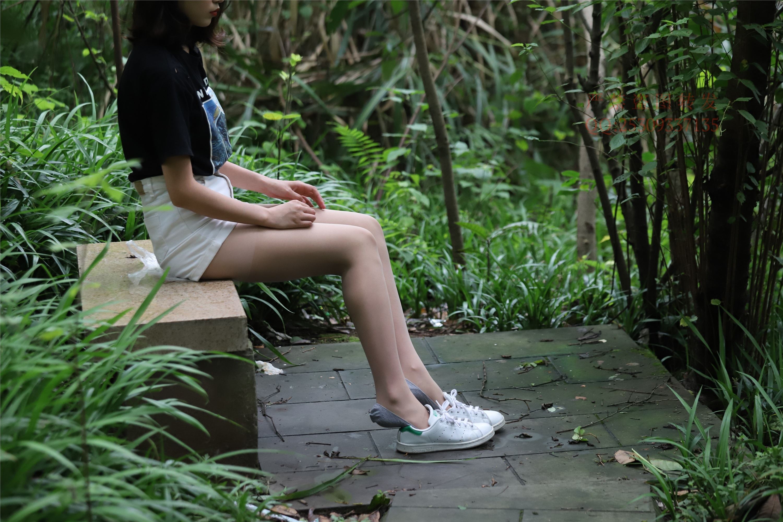 大西瓜套图 2018 7.8月活动模特二平底鞋肉si 船袜1