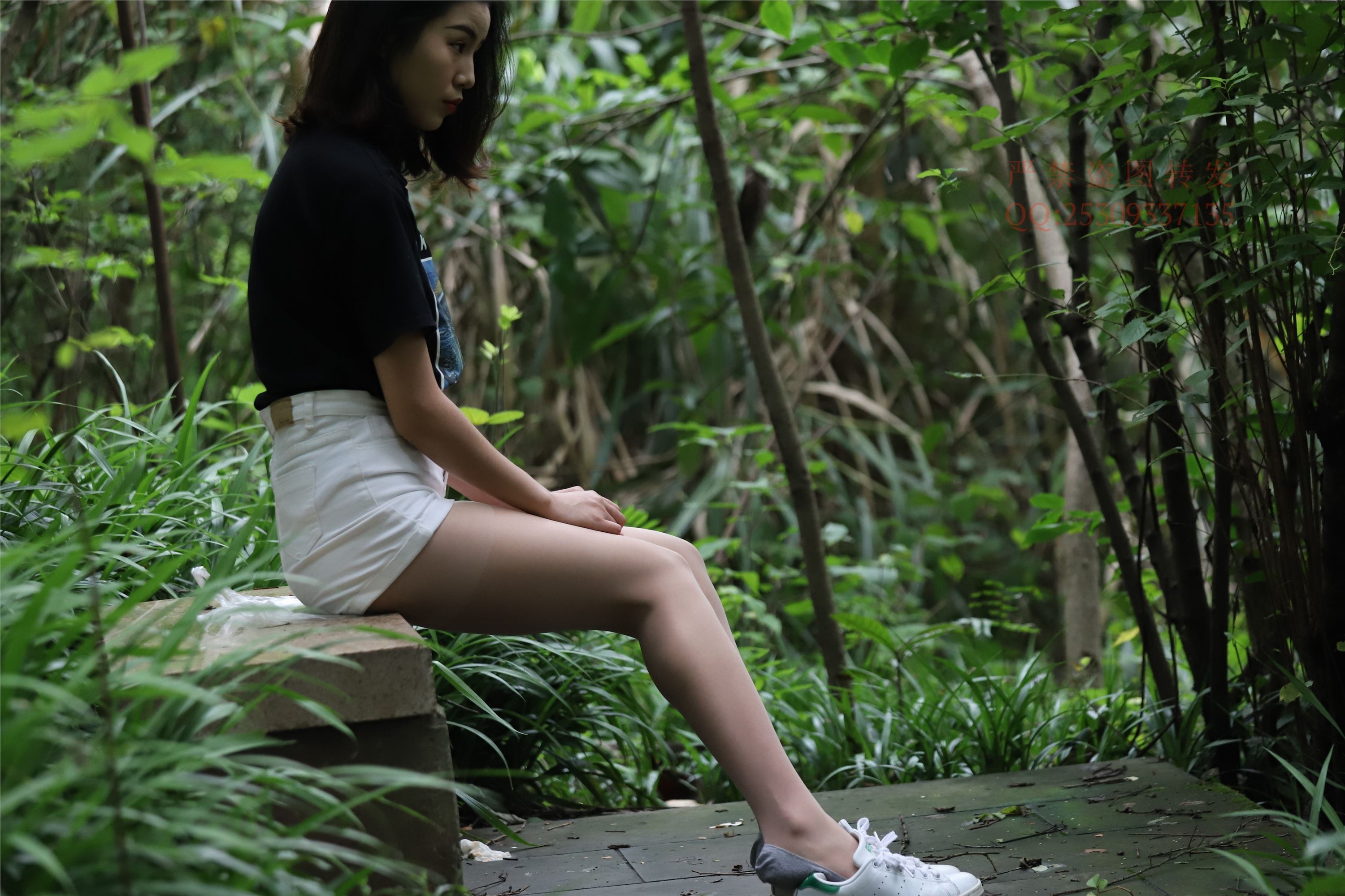 大西瓜套图 2018 7.8月活动模特二平底鞋肉si 船袜1