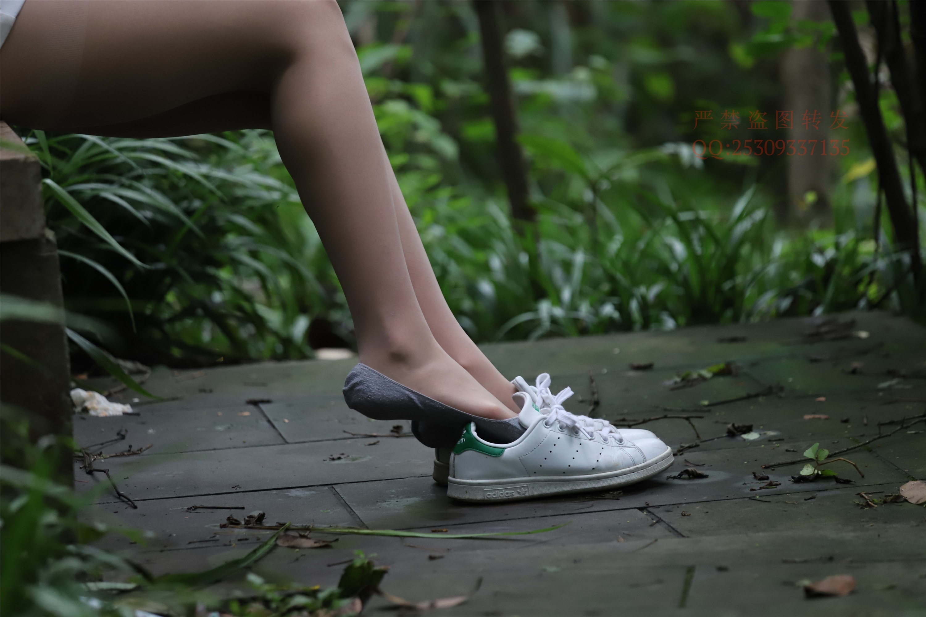 大西瓜套图 2018 7.8月活动模特二平底鞋肉si 船袜1