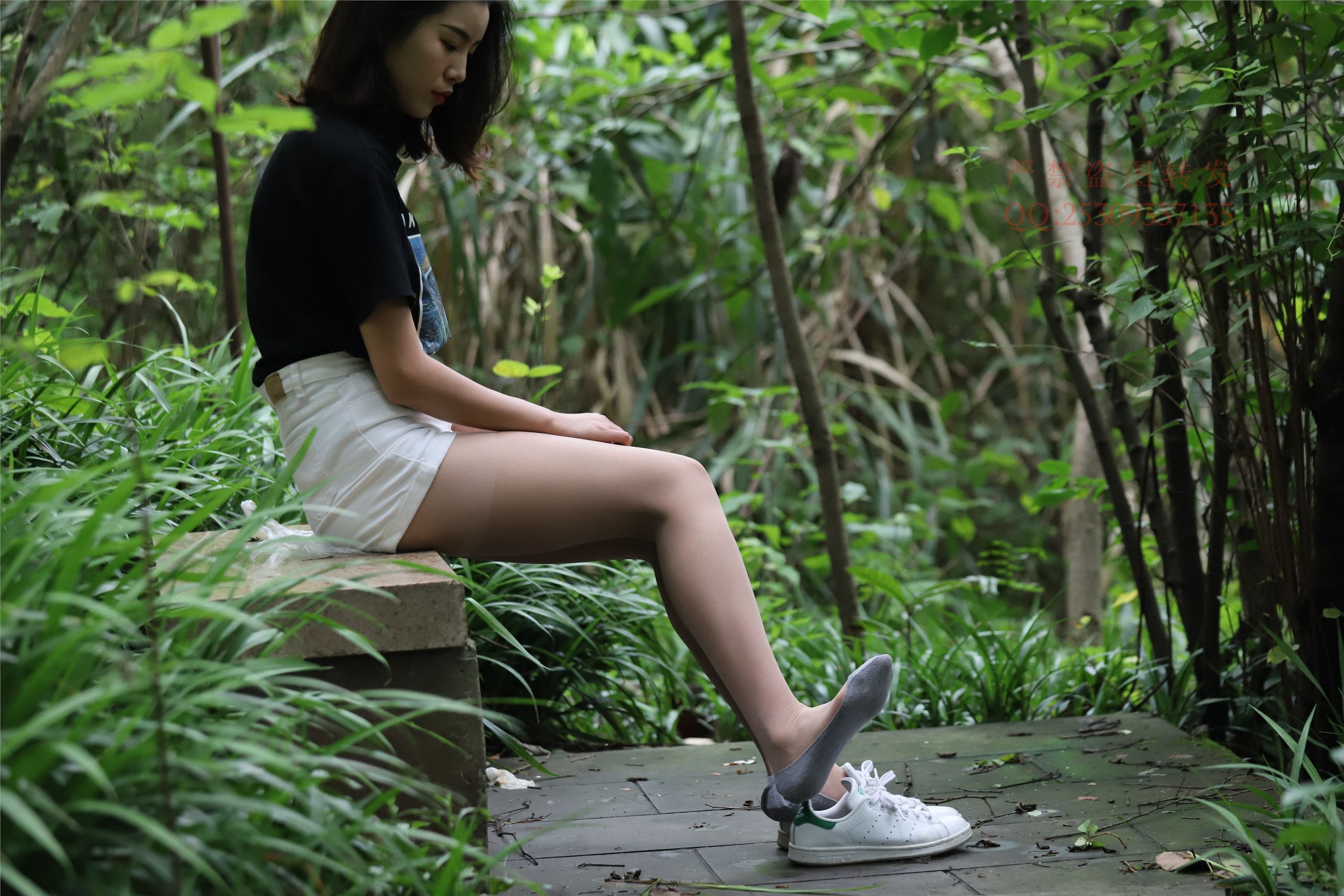 大西瓜套图 2018 7.8月活动模特二平底鞋肉si 船袜1