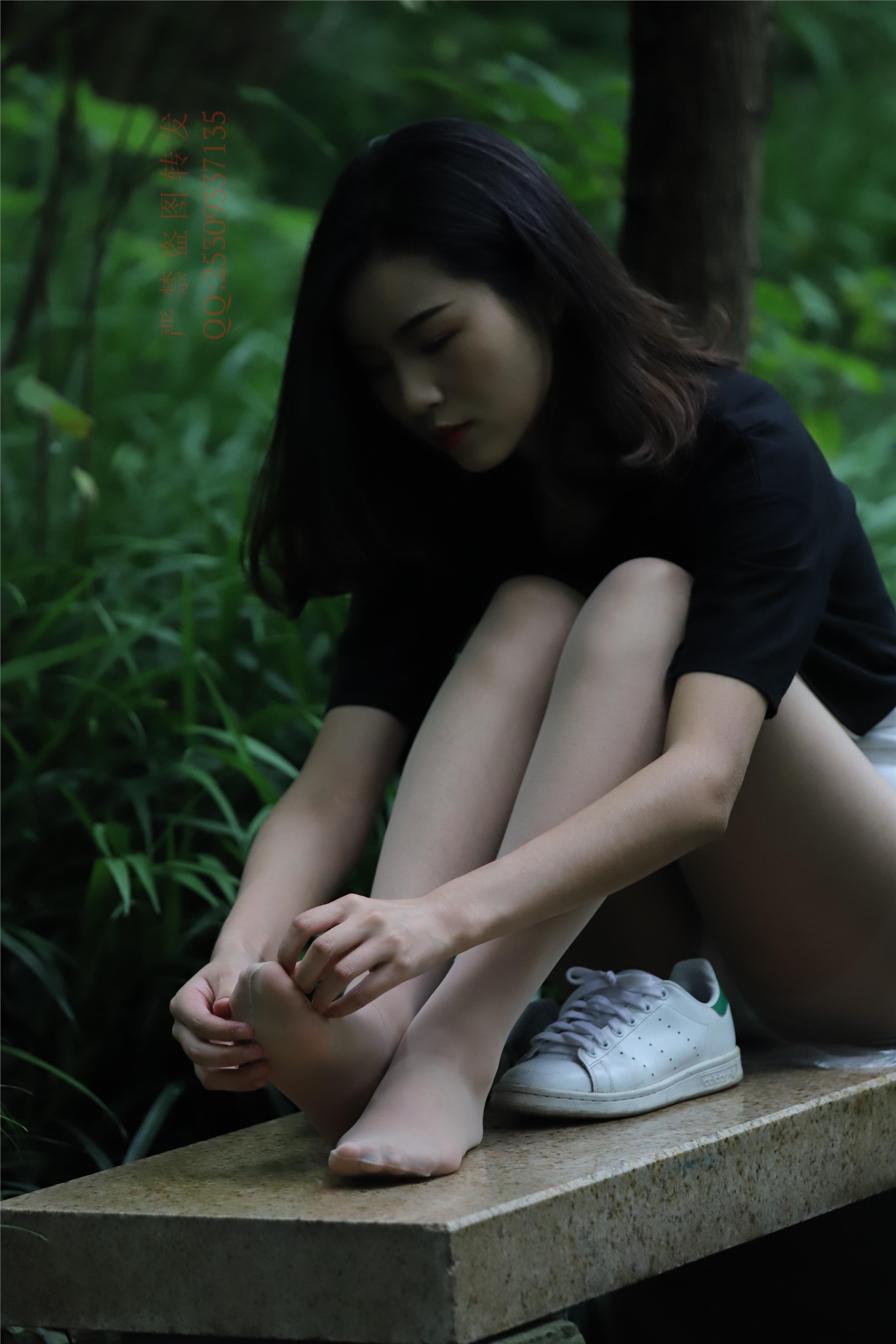 大西瓜套图 2018 7.8月活动模特二平底鞋肉si 船袜1