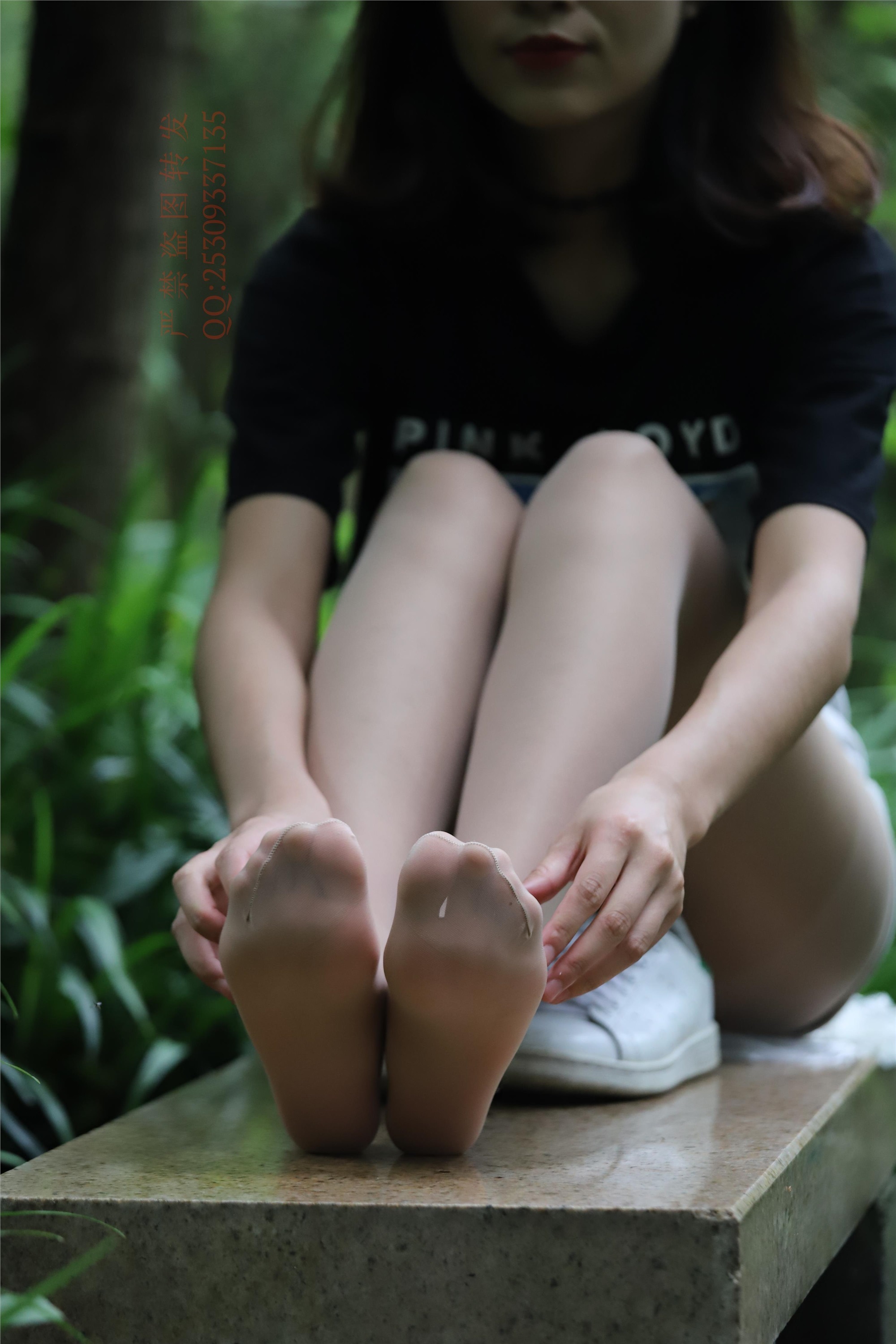 大西瓜套图 2018 7.8月活动模特二平底鞋肉si 船袜1