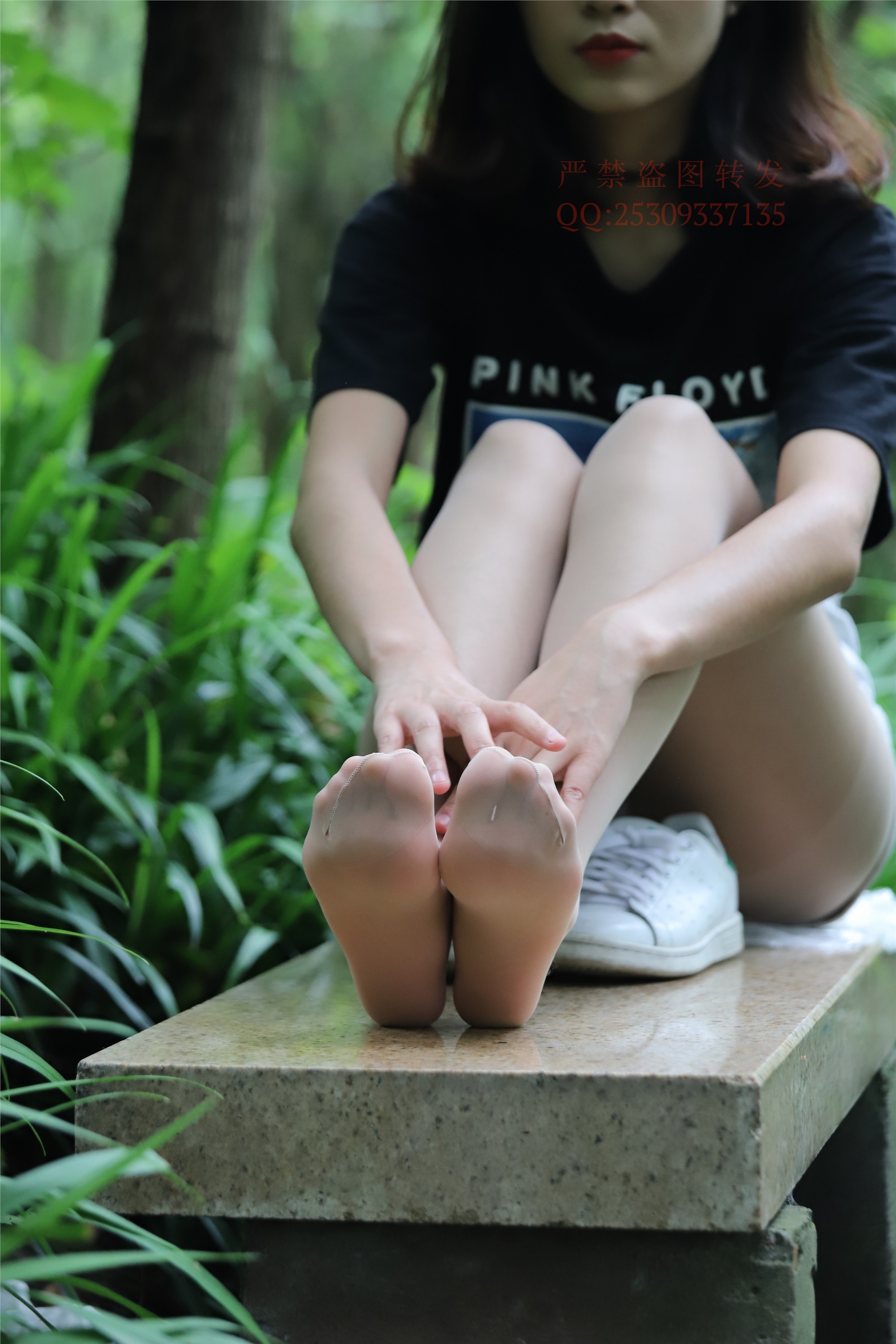 大西瓜套图 2018 7.8月活动模特二平底鞋肉si 船袜1