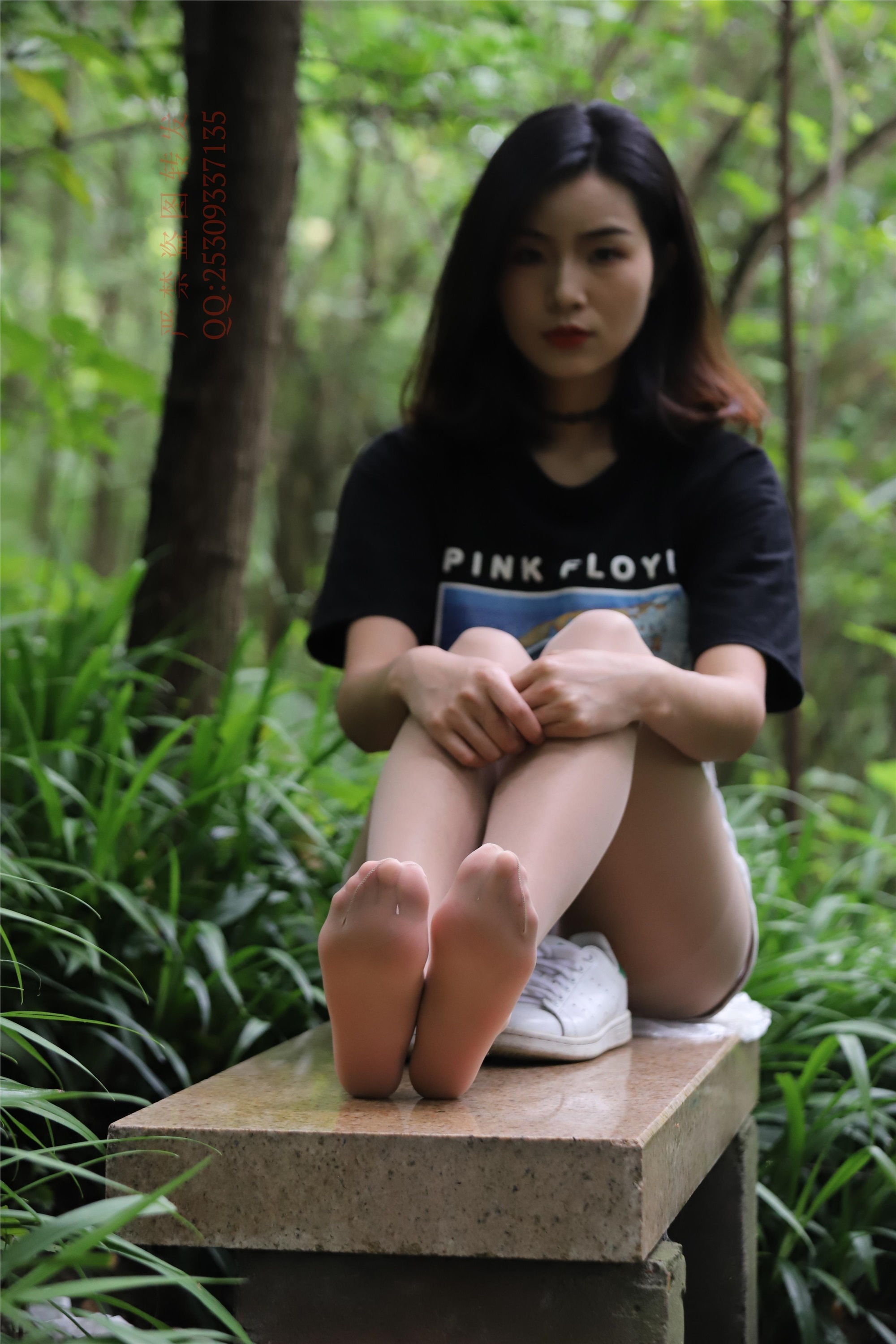 大西瓜套图 2018 7.8月活动模特二平底鞋肉si 船袜1