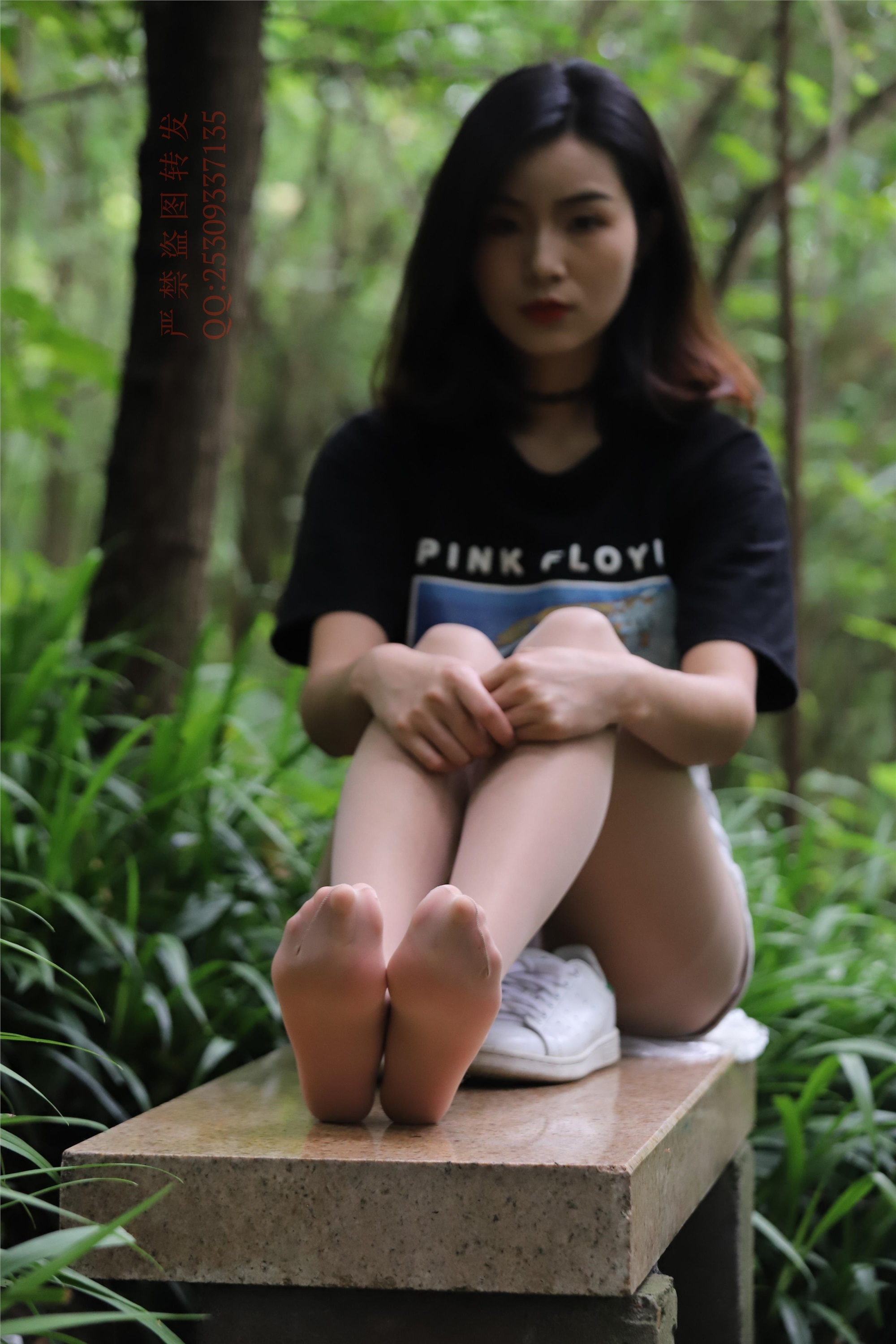 大西瓜套图 2018 7.8月活动模特二平底鞋肉si 船袜1