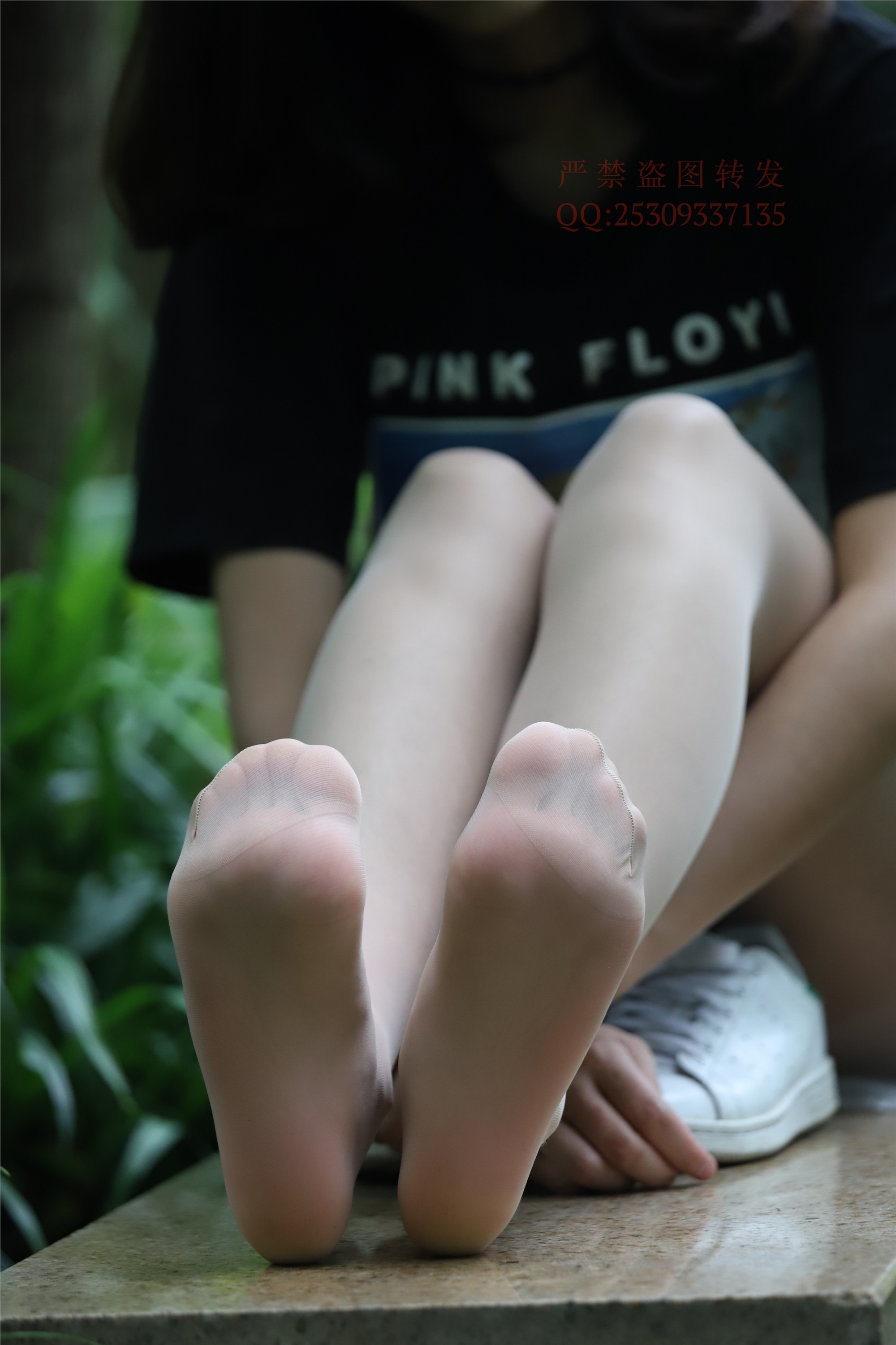 大西瓜套图 2018 7.8月活动模特二平底鞋肉si 船袜1