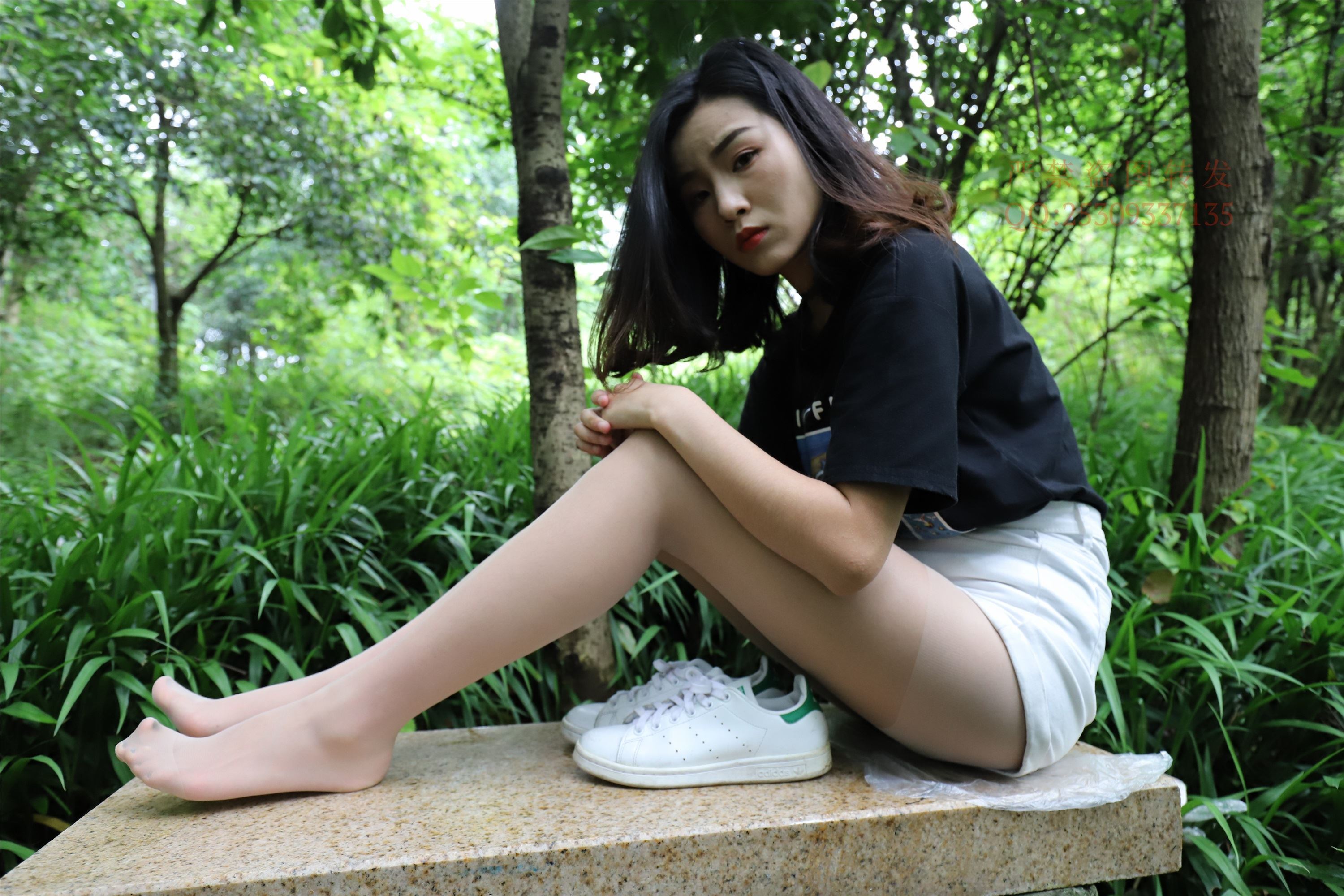 大西瓜套图 2018 7.8月活动模特二平底鞋肉si 船袜1