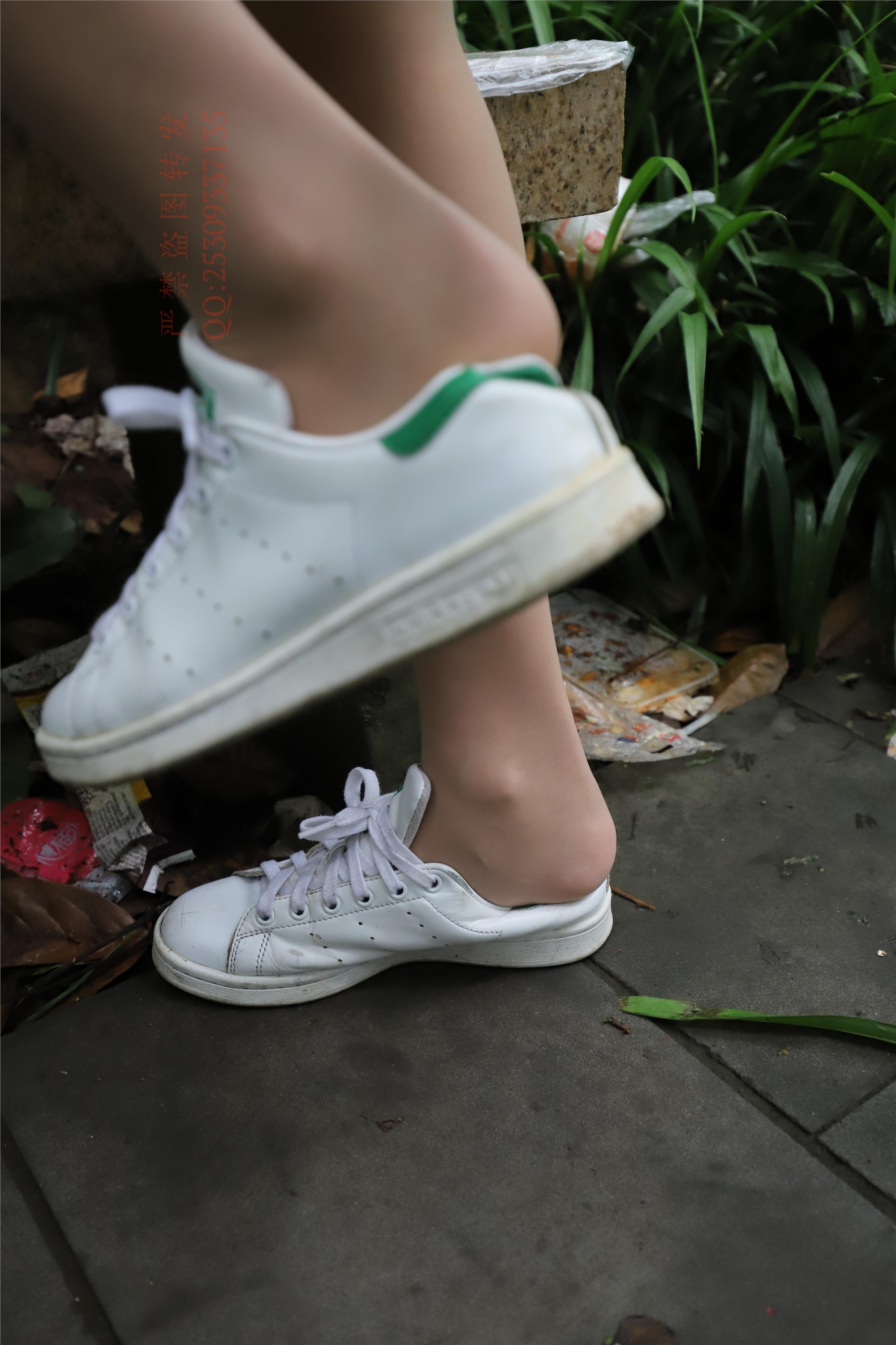 大西瓜套图 2018 7.8月活动模特二平底鞋肉si 船袜2