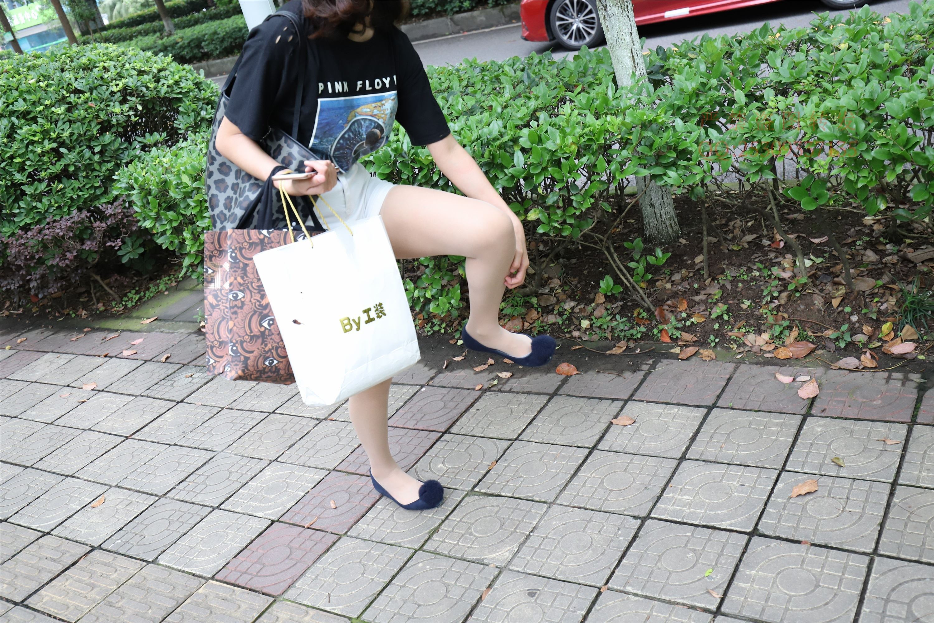 大西瓜套图 2018 7.8月活动模特二平底鞋肉si 船袜2