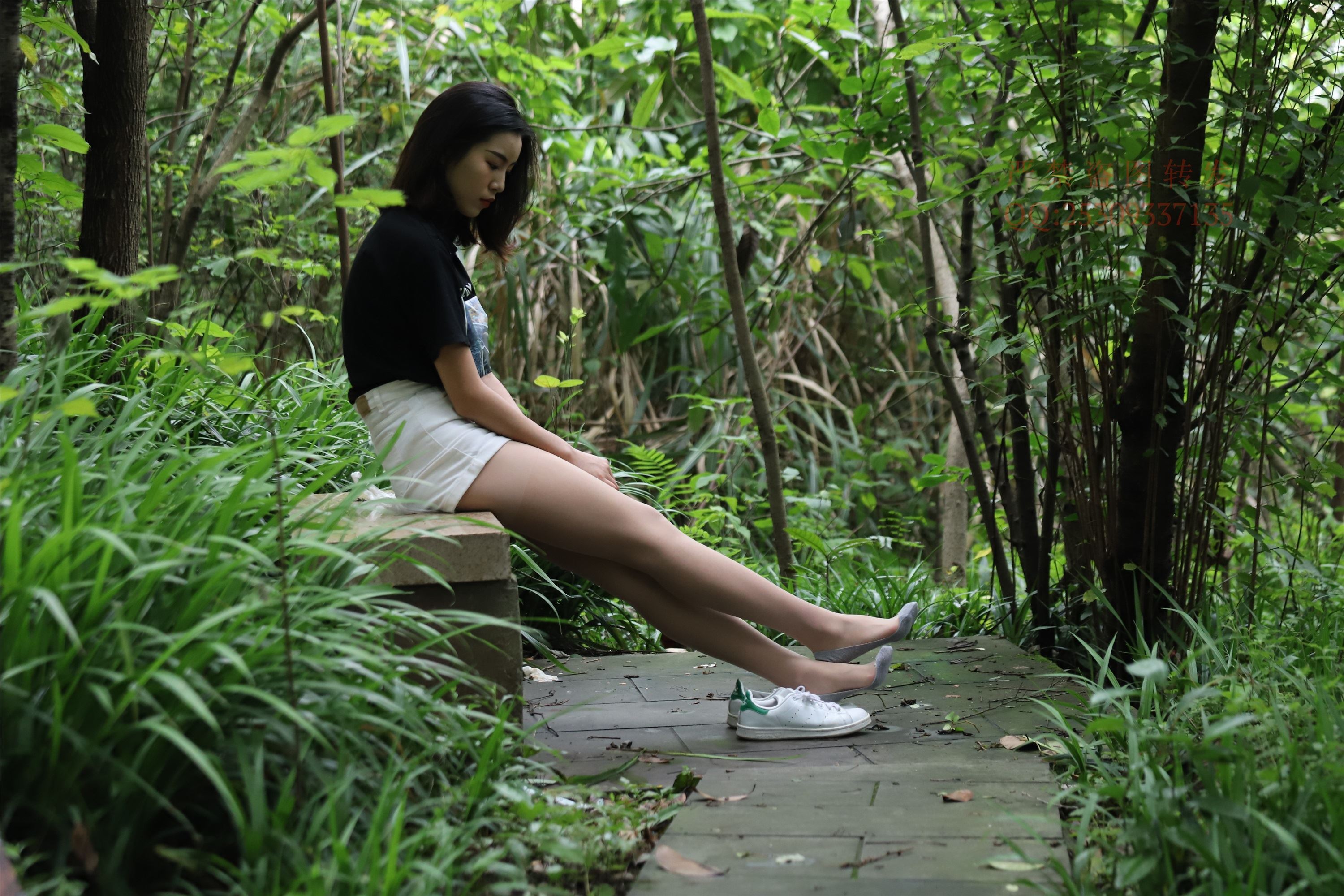 大西瓜套图 2018 7.8月活动模特二平底鞋肉si 船袜2