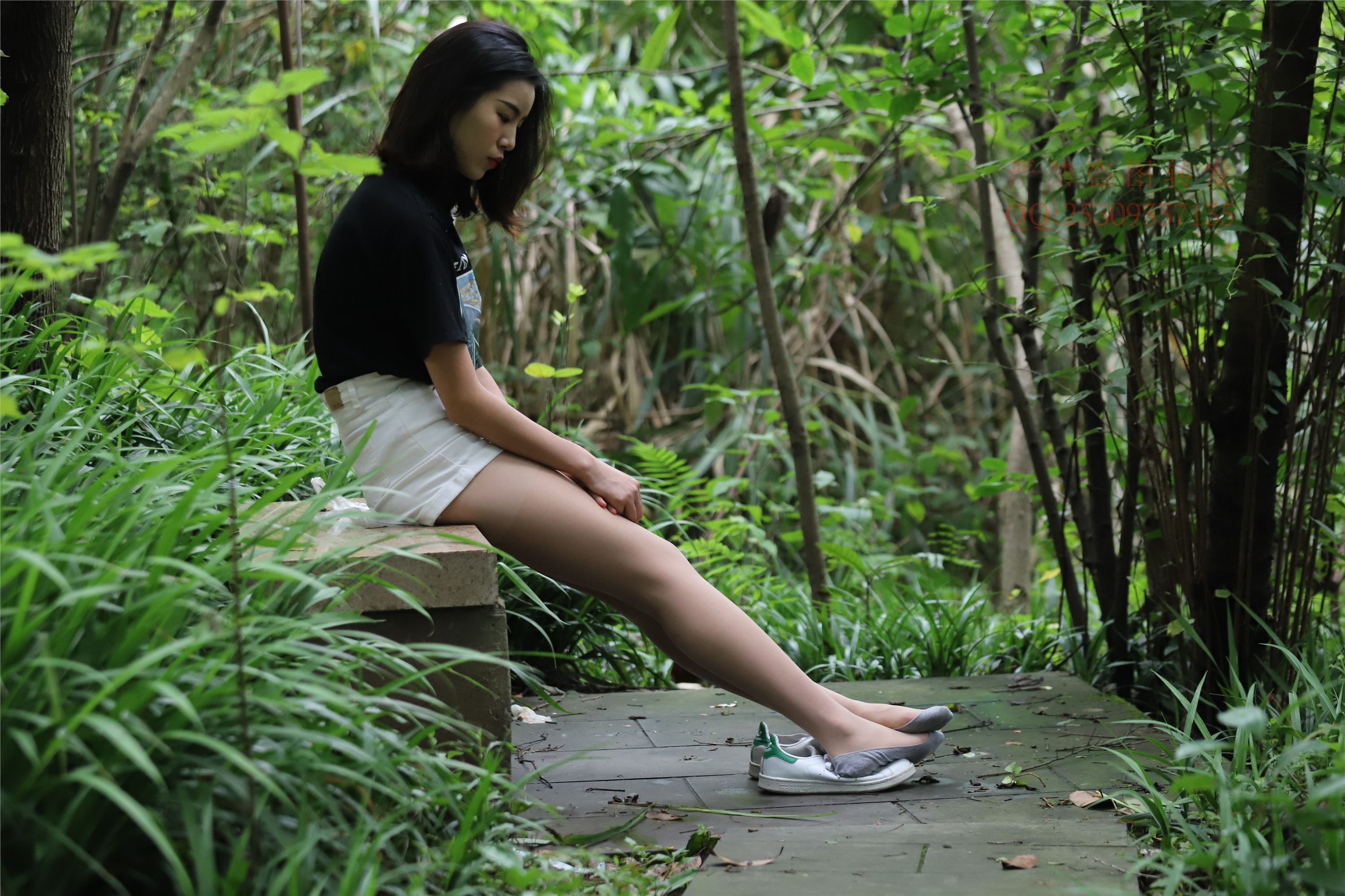 大西瓜套图 2018 7.8月活动模特二平底鞋肉si 船袜2