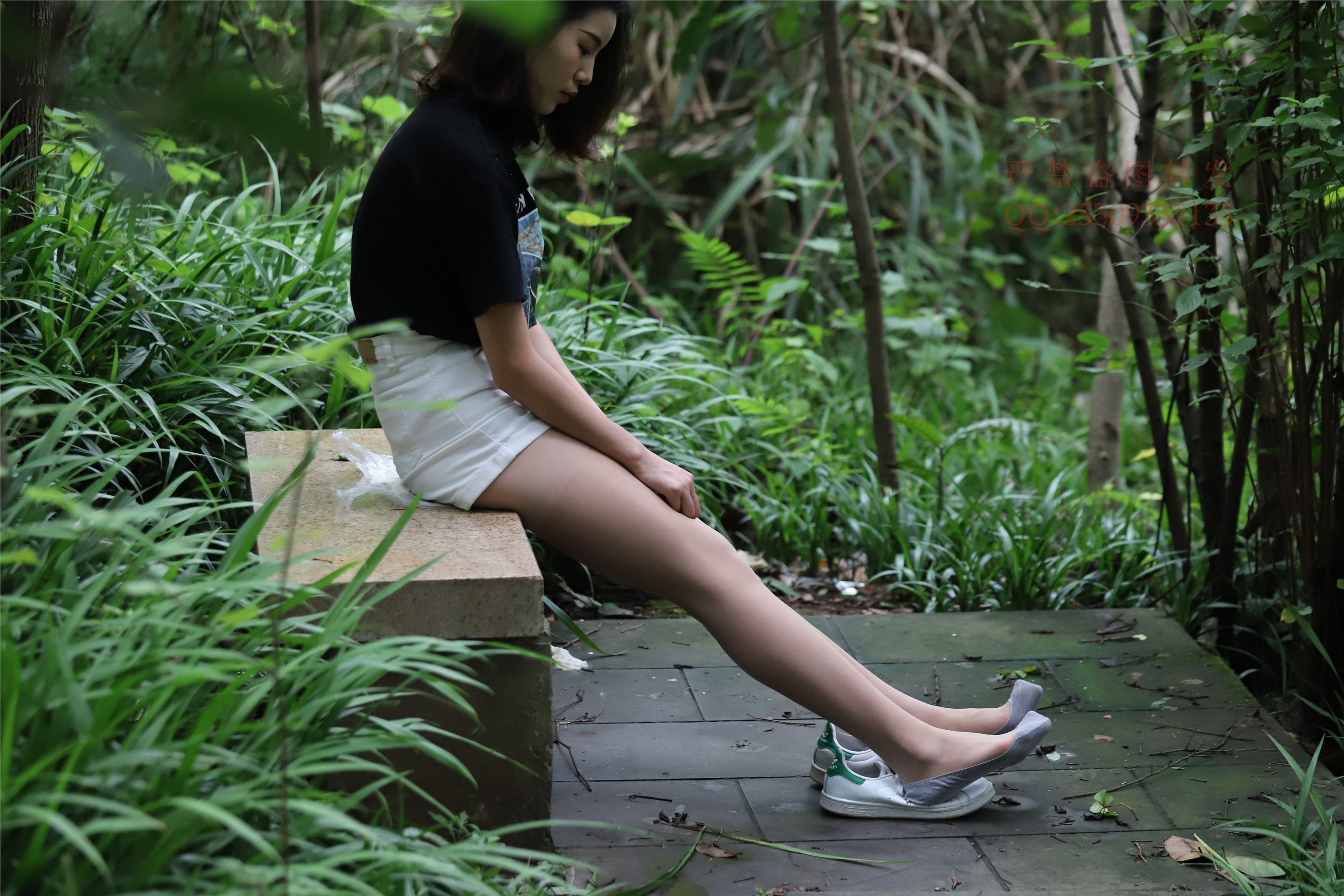 大西瓜套图 2018 7.8月活动模特二平底鞋肉si 船袜2