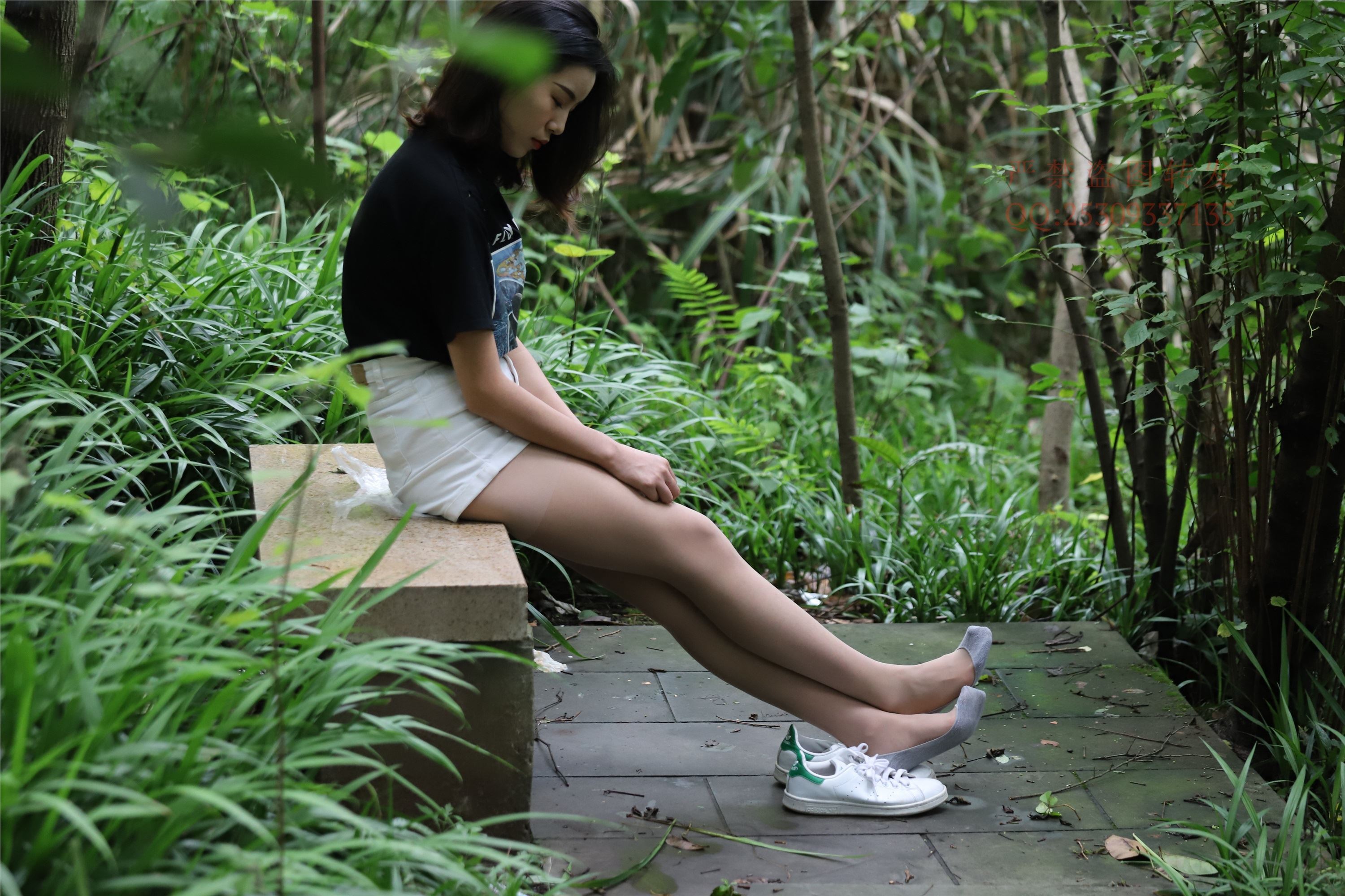 大西瓜套图 2018 7.8月活动模特二平底鞋肉si 船袜2