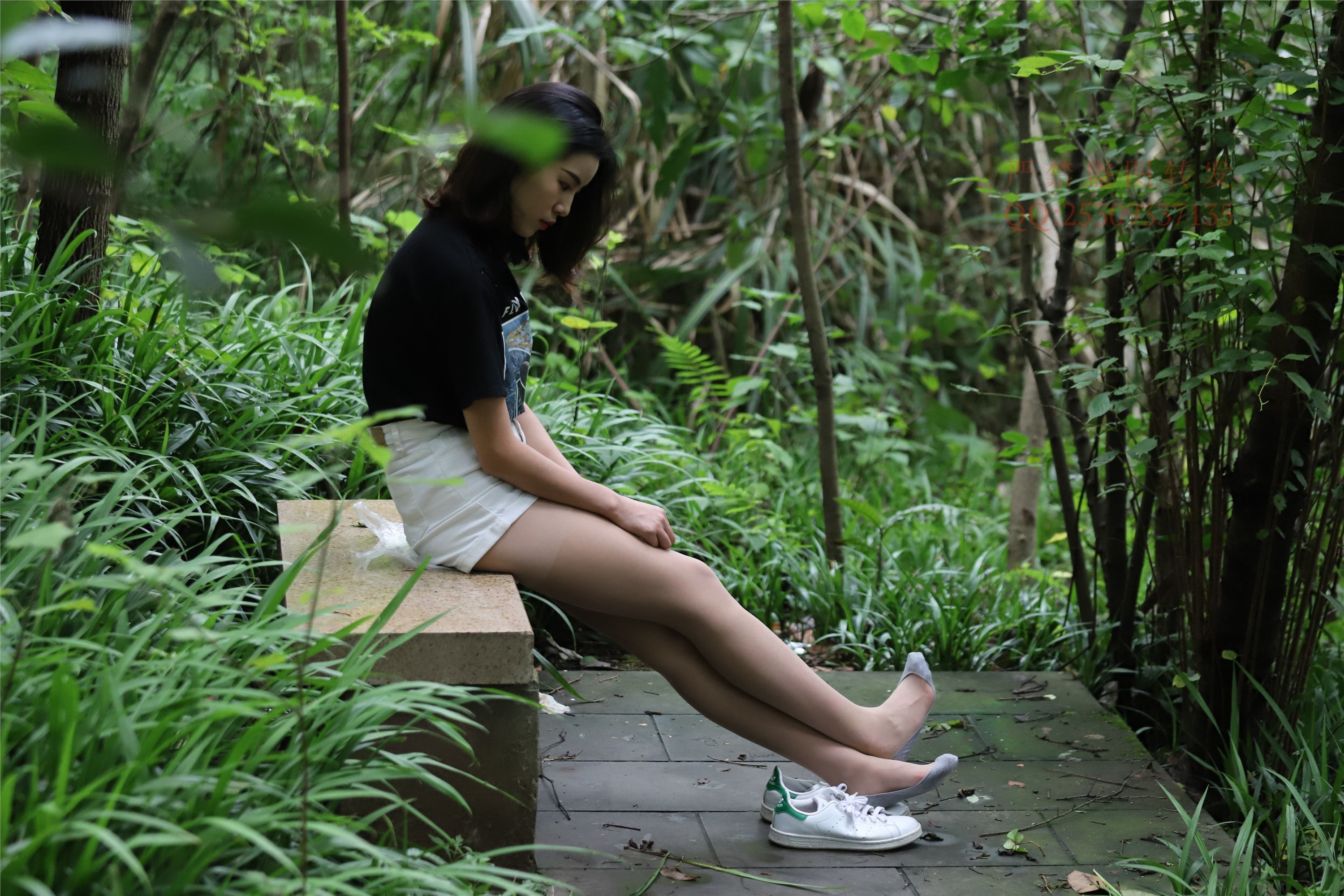 大西瓜套图 2018 7.8月活动模特二平底鞋肉si 船袜2